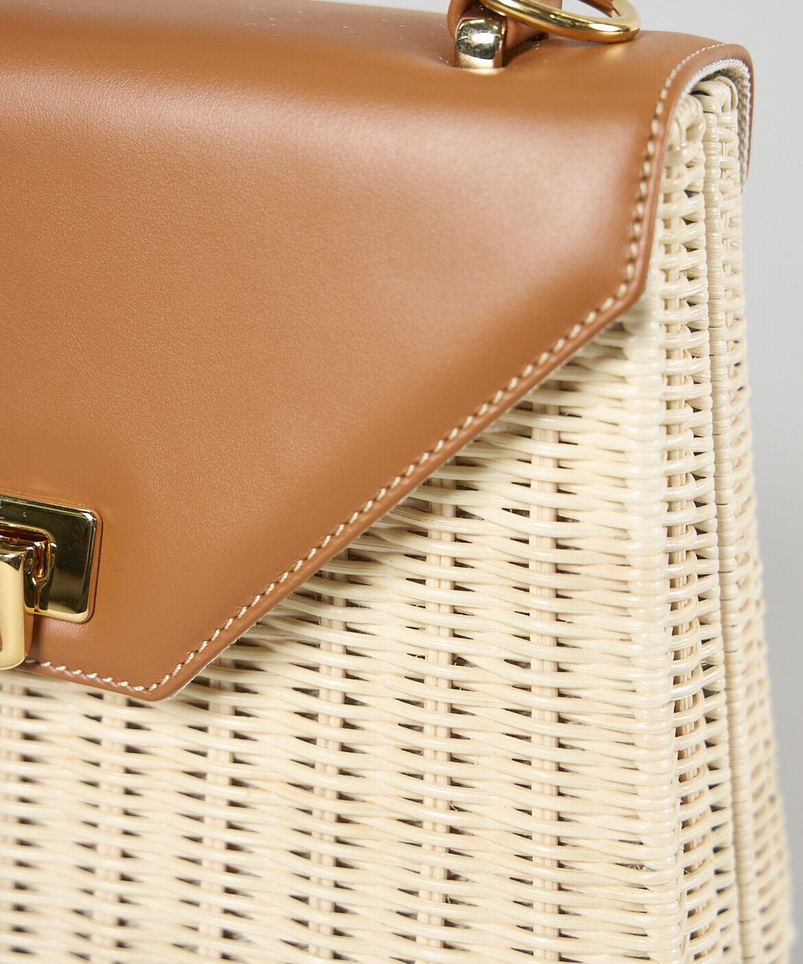 INED「Capaf ラタンショルダーバッグ」|ハンドバッグ|