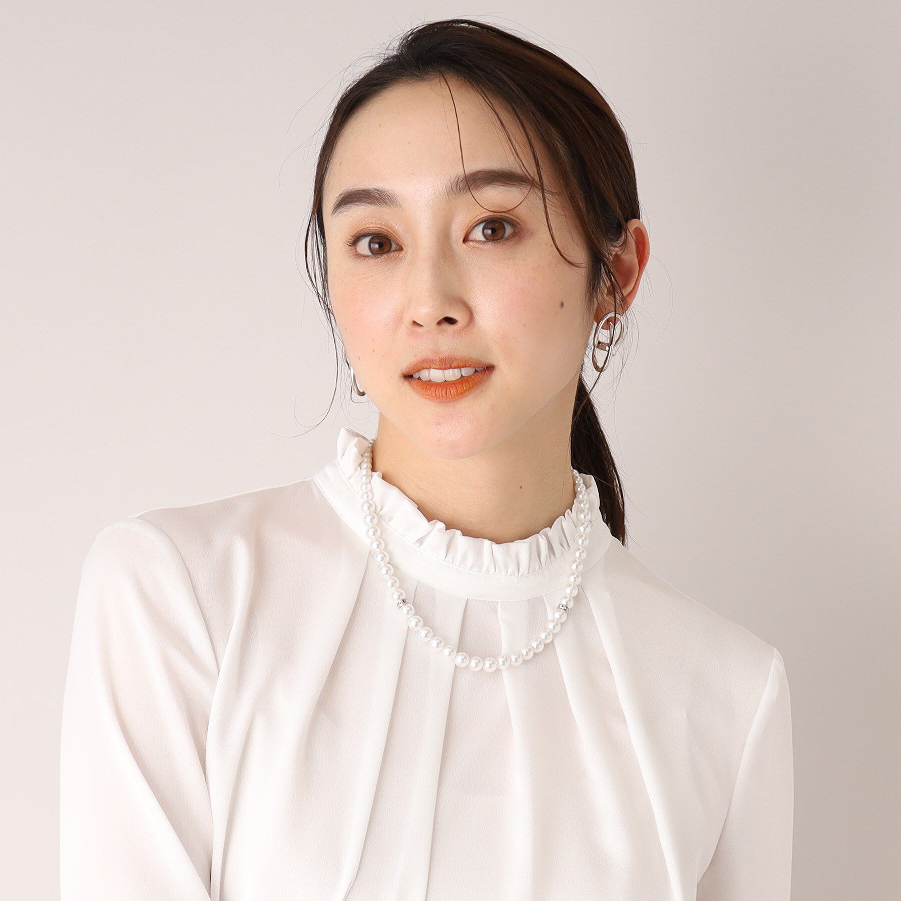 UNTITLED「【追加6/日本製】2連フェイクパールネックレス」|ネックレス|