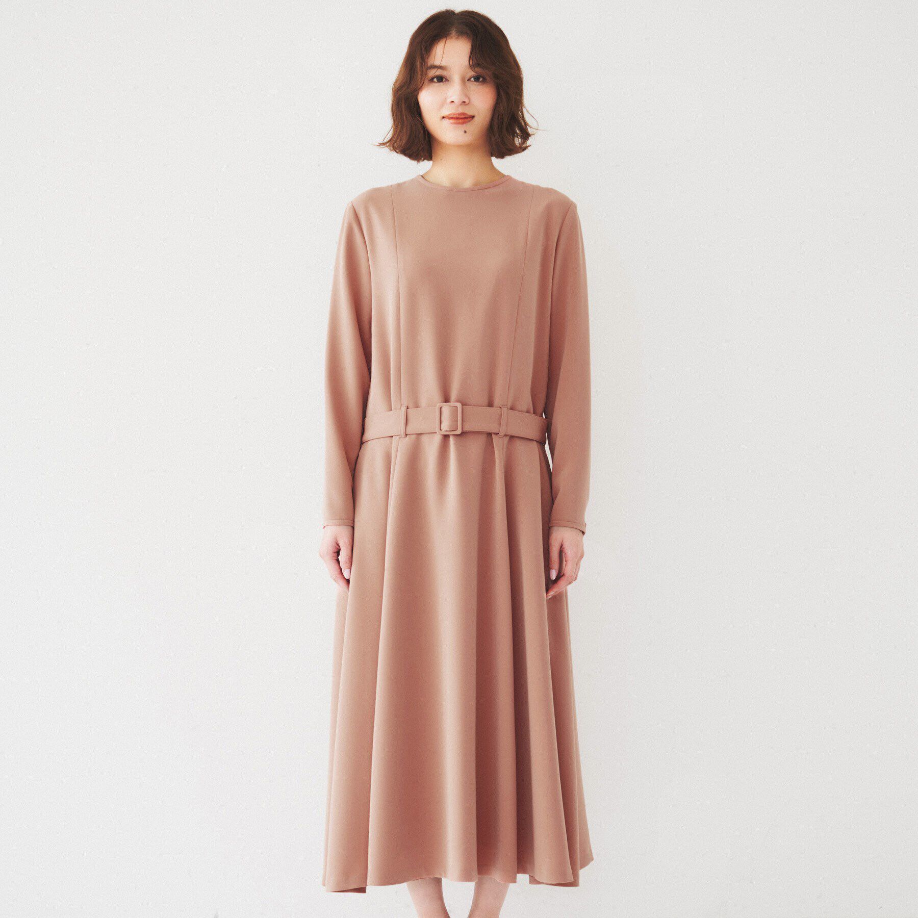 UNTITLED「ローウエストフレアワンピース」|ワンピース|