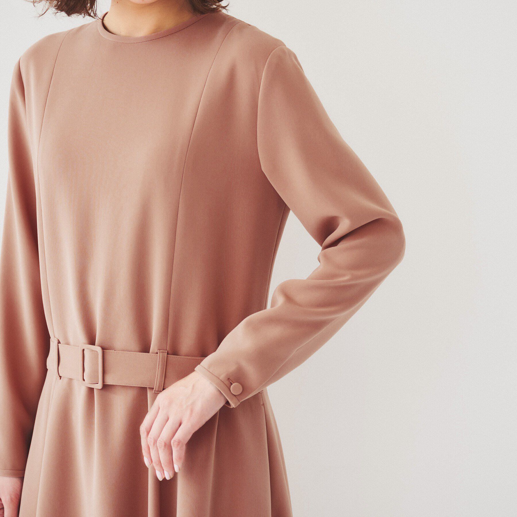 UNTITLED「ローウエストフレアワンピース」|ワンピース|