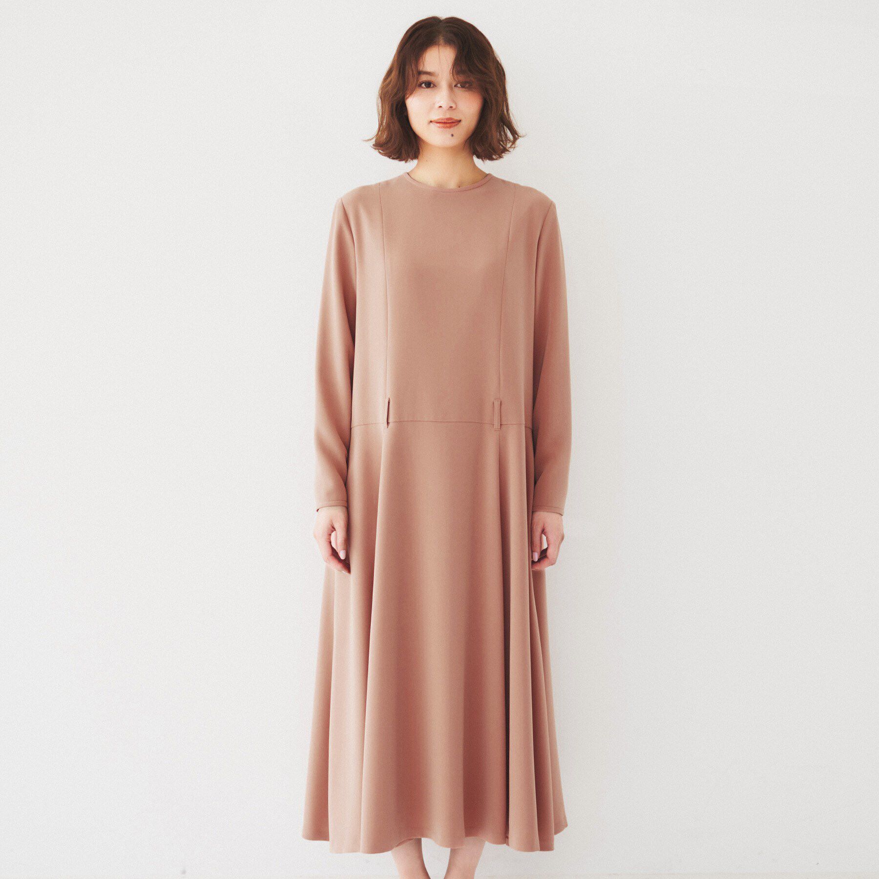 UNTITLED「ローウエストフレアワンピース」|ワンピース|