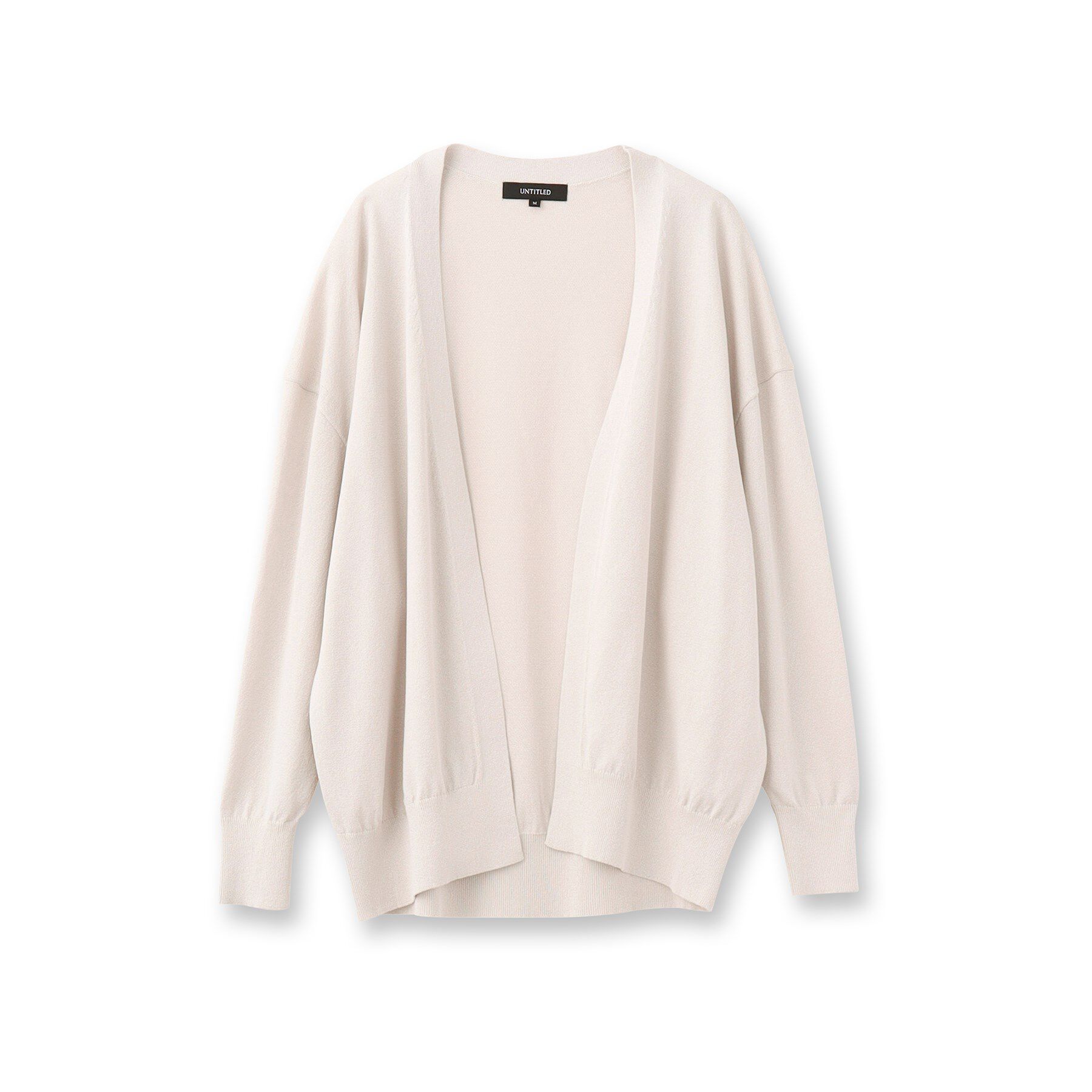 UNTITLED「【体型カバー/通勤/冷房対策】釦レスカーディガン」|カーディガン|