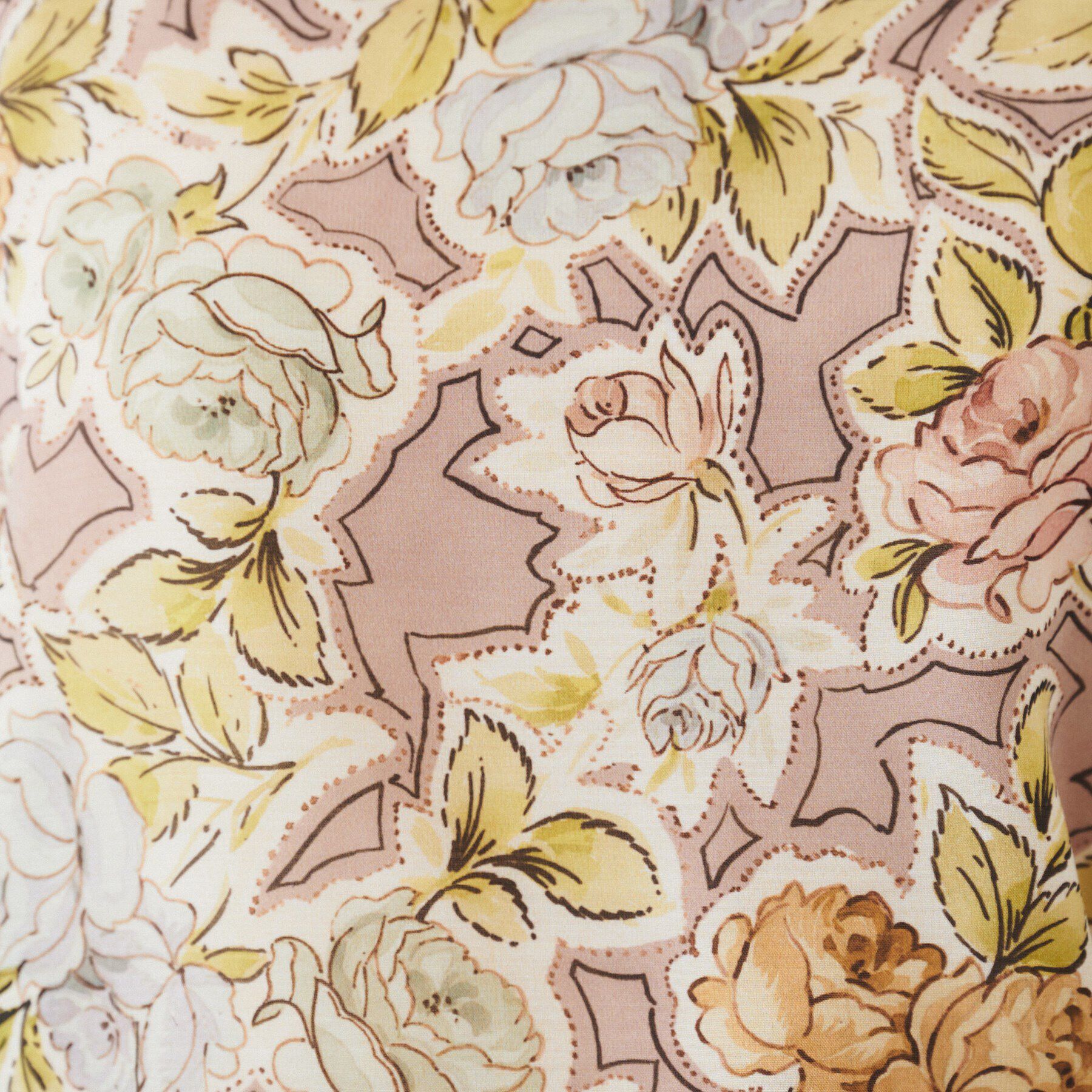 UNTITLED「【セットアップ可能】オールドフラワー プリントブラウス」|シャツ・ブラウス|