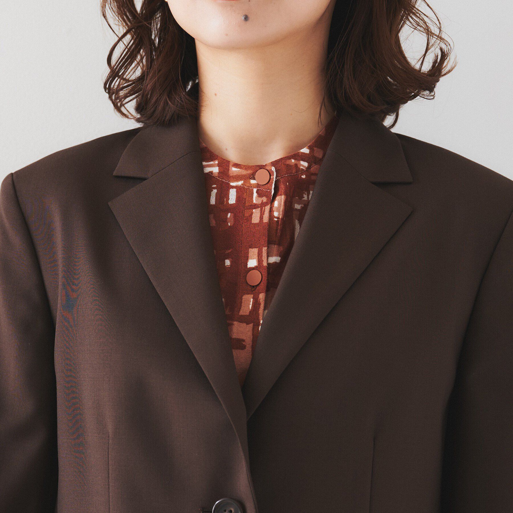 UNTITLED「【オンオフ使える/セットアップ可能】トロピカルウール シングルブレストジャケット」|テーラードジャケット|