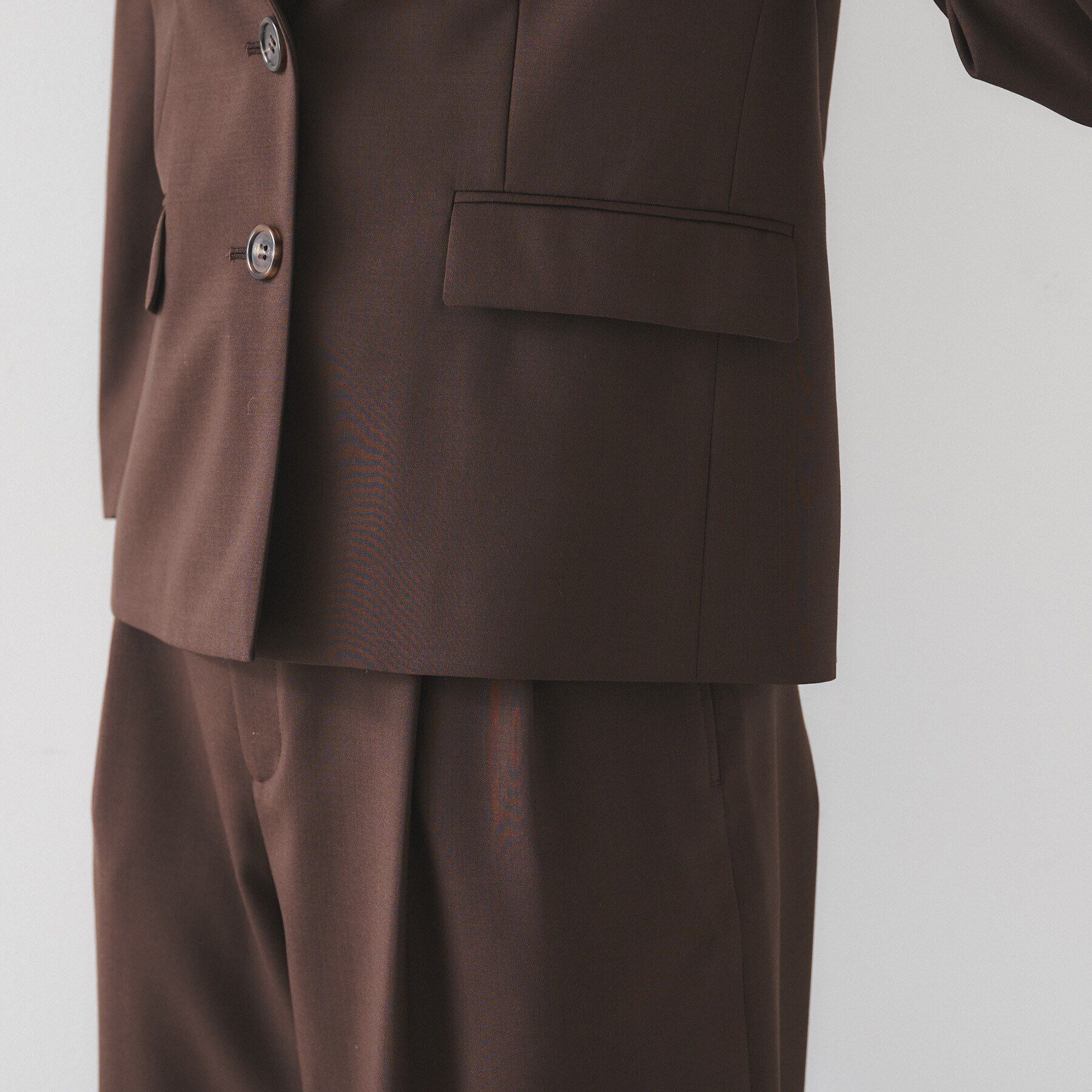 UNTITLED「【オンオフ使える/セットアップ可能】トロピカルウール シングルブレストジャケット」|テーラードジャケット|