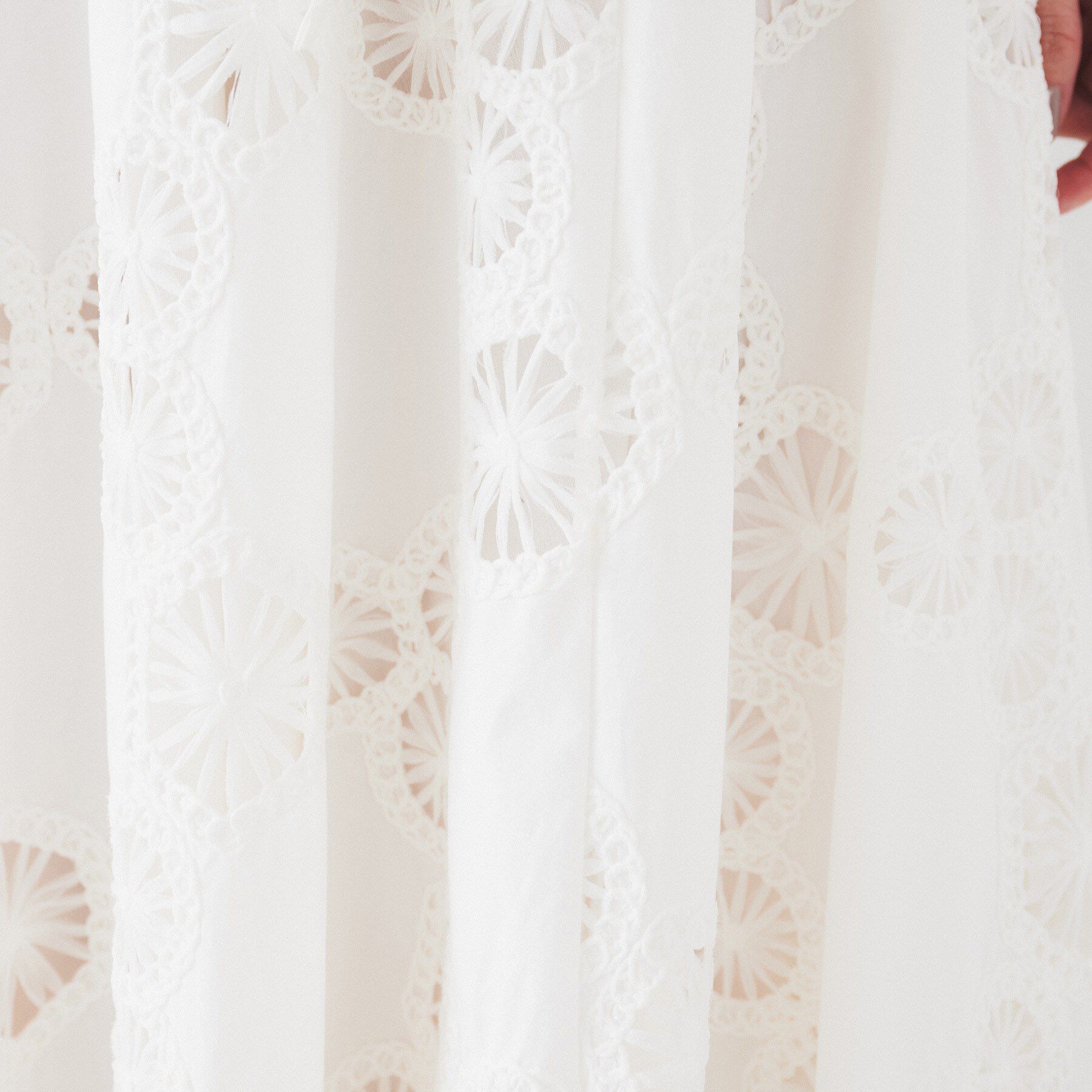 UNTITLED「【トレンド／刺繍レース】サークルモチーフ コットンスカート」|スカート|