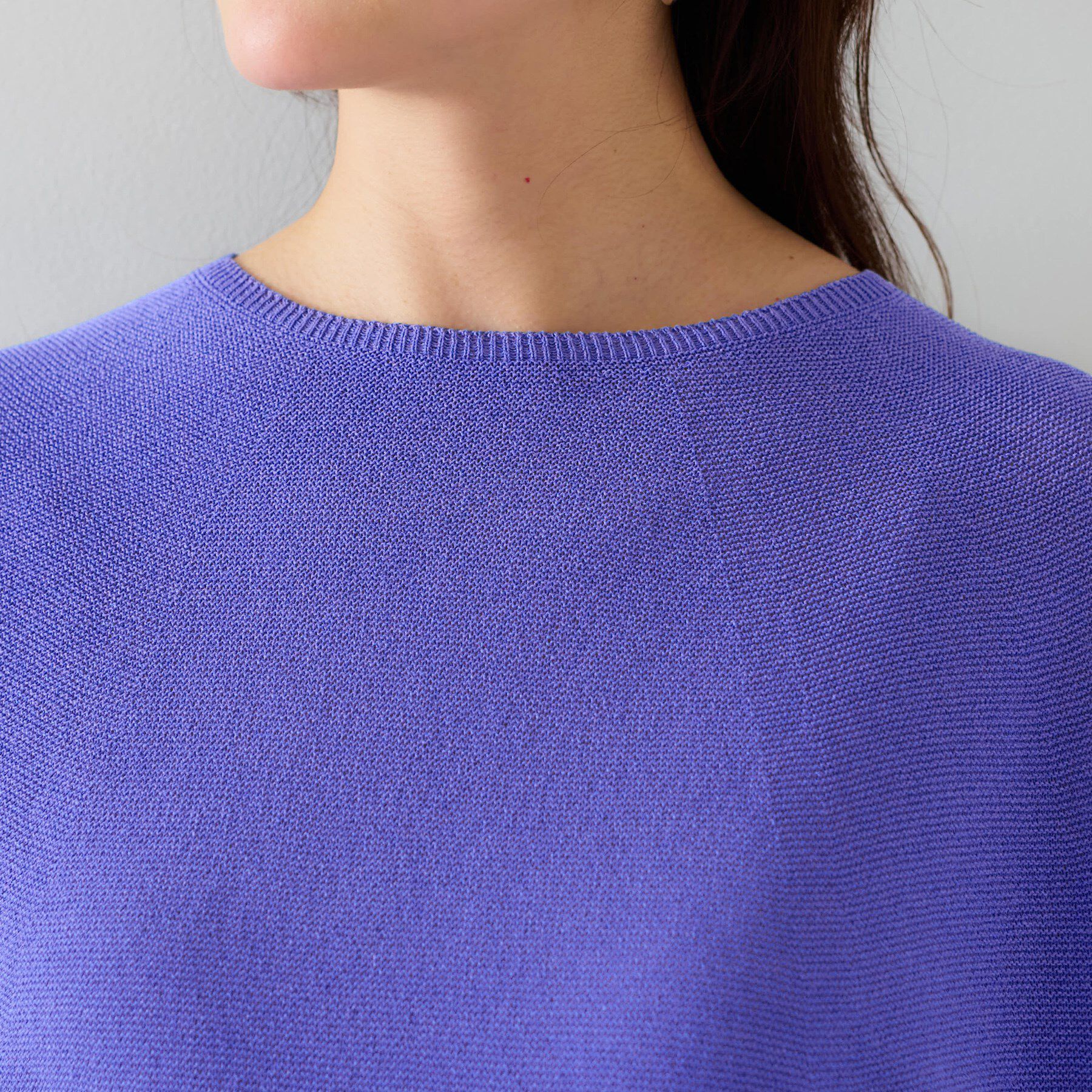 UNTITLED「【体型カバー/清涼感】ドルマンスリーブ プルオーバーニット」|ニット・セーター|