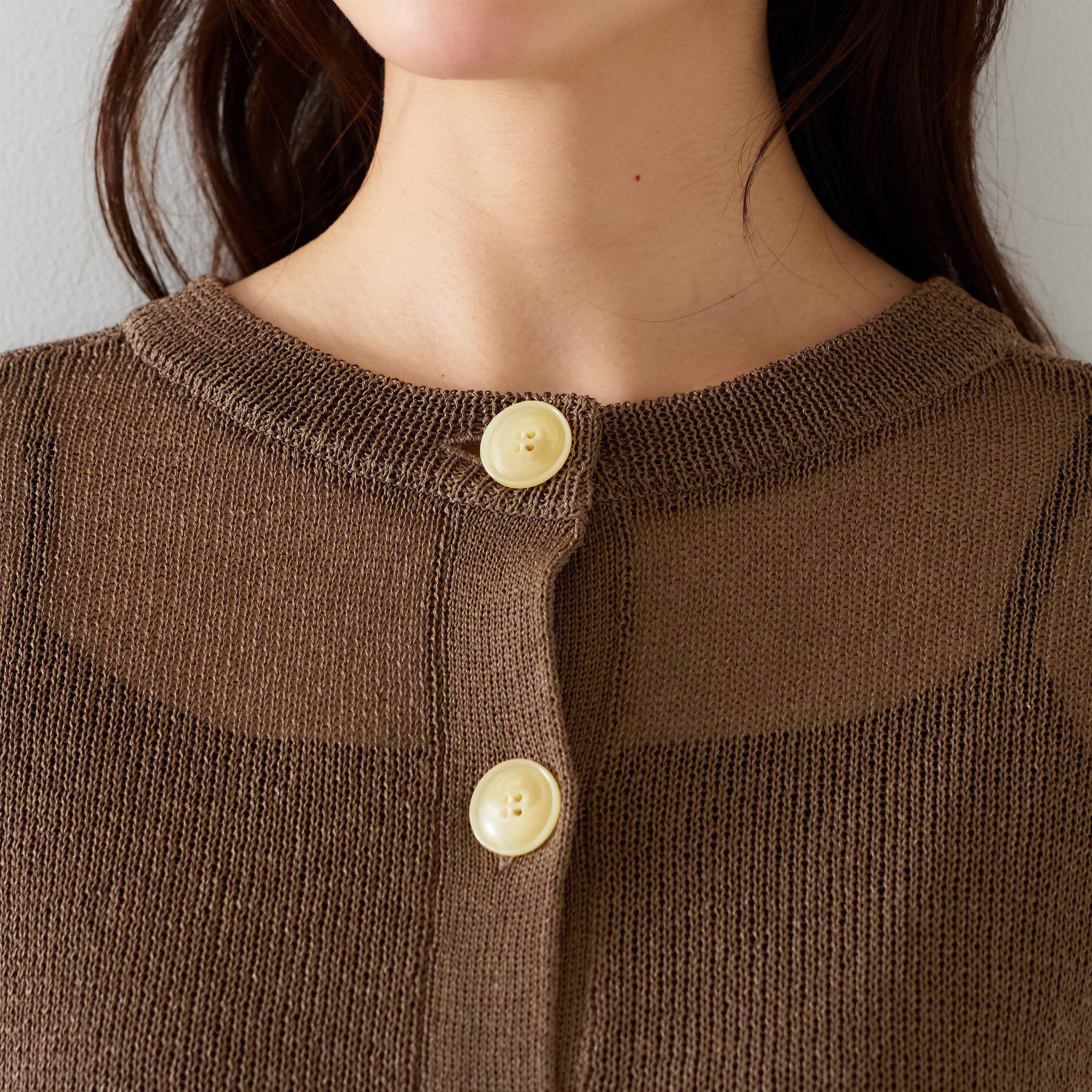 UNTITLED「【前後2WAY/清涼感】コクーンシルエット プルオーバーニット」|ニット・セーター|