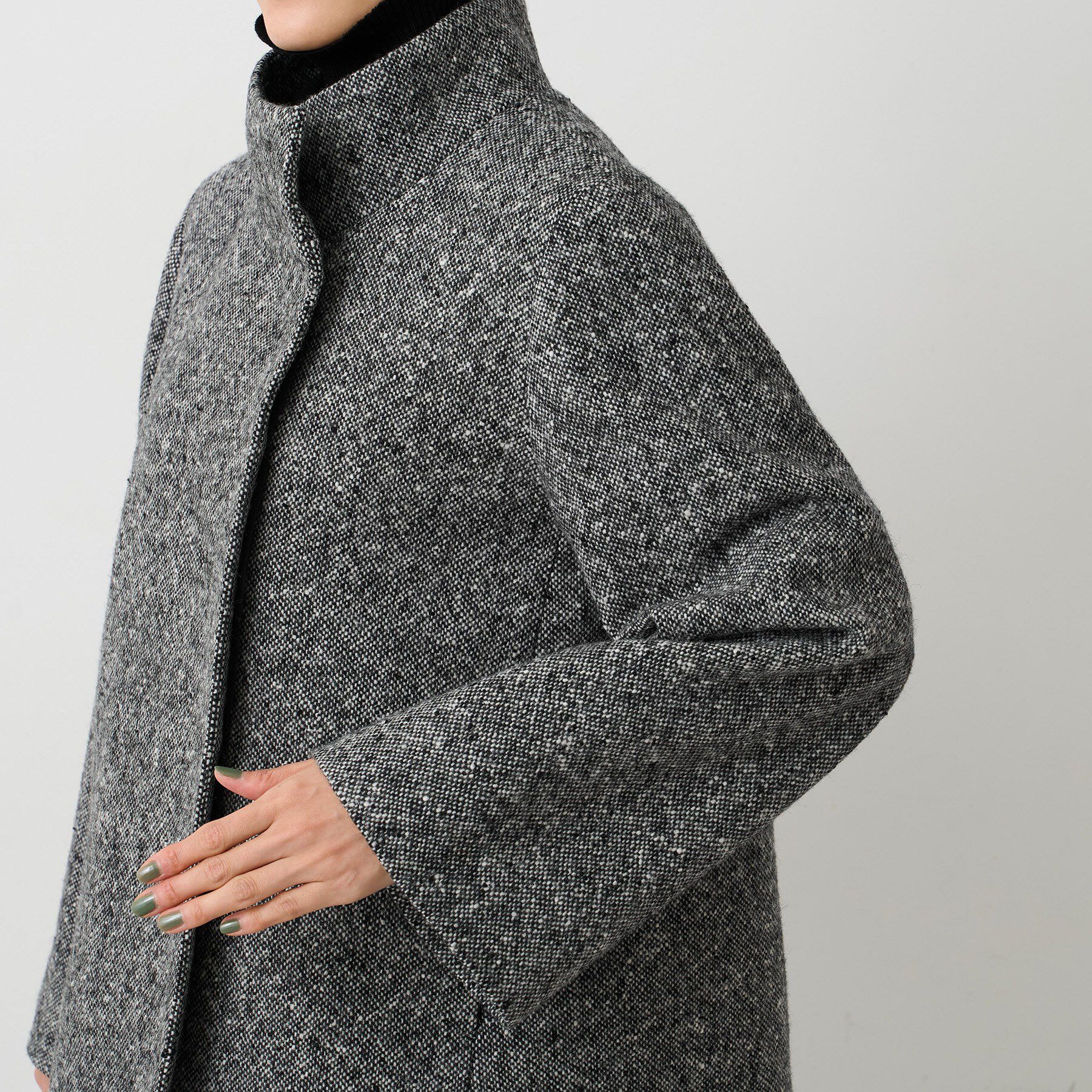 UNTITLED「【スタンドカラー/オンオフ使える】クラシカルツイードコート」|その他|