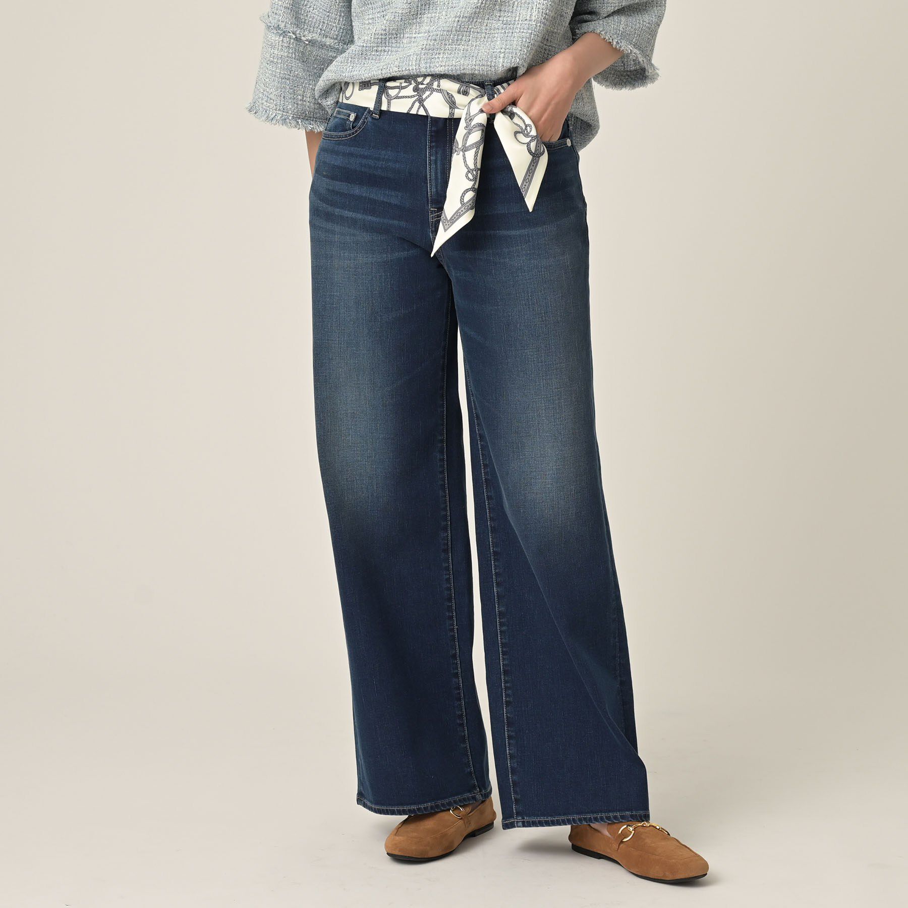 UNTITLED「【古畑星夏さん着用/人気デニム】MAKE&times;DENIM WIDE」|デニム|