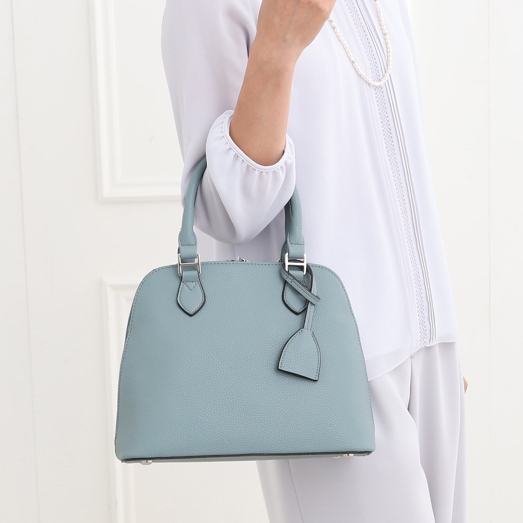 Reflect「【夏SALE／フォーマル/通勤にも使える】スクエアフォルムバッグ」|ハンドバッグ|