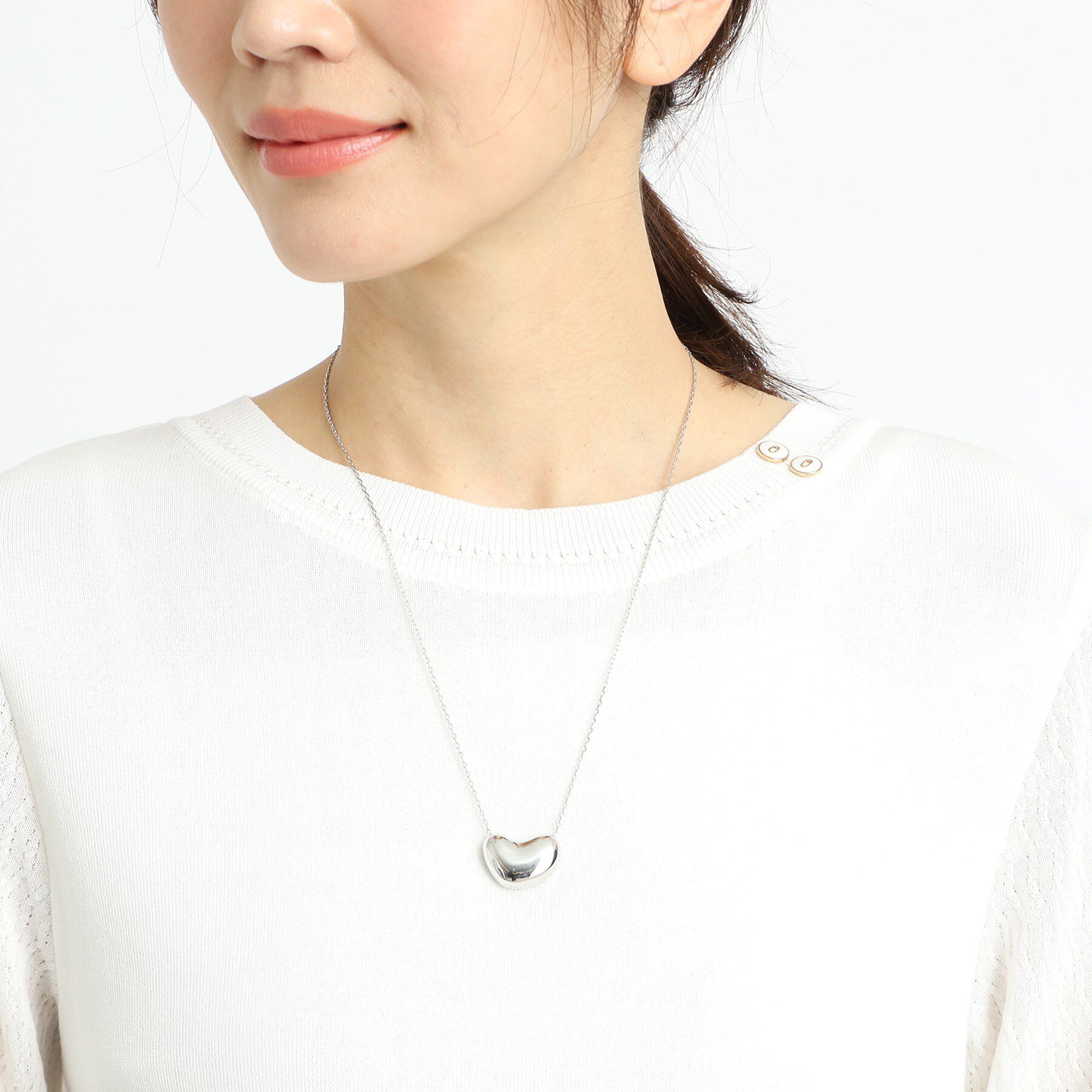 Reflect「【夏SALE／チェーン長さ調節可】ハート型ネックレス」|ネックレス|