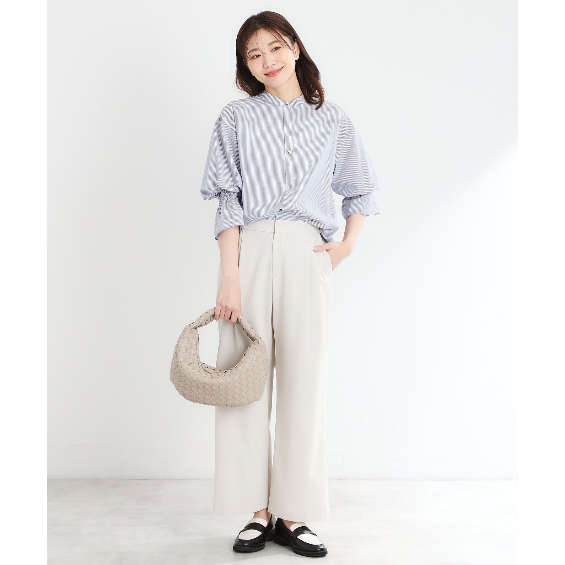 Reflect「【洗える】キャンディースリーブブラウス」|シャツ・ブラウス|