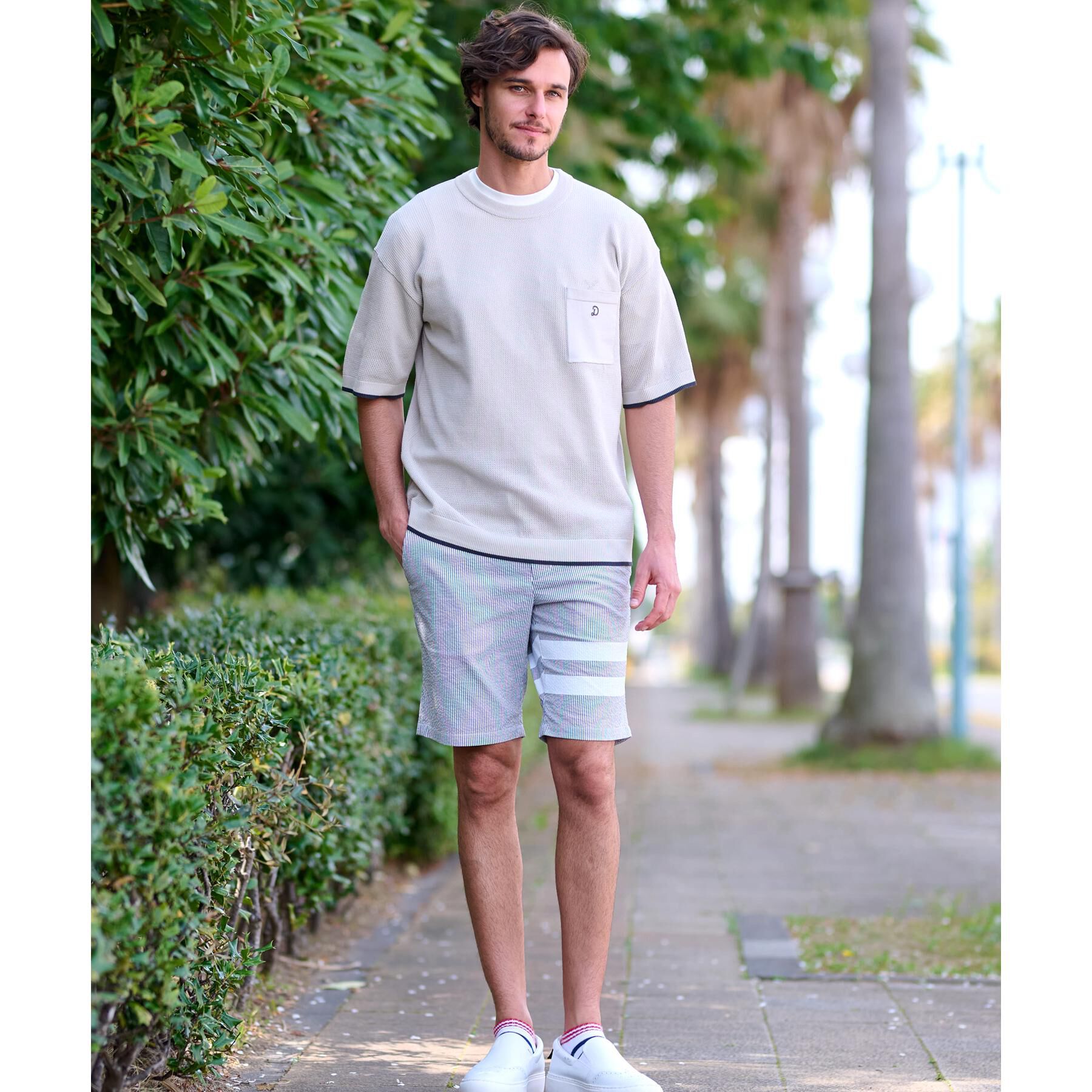 DRESSTERIOR「ドライメッシュニット」|ニット・セーター|