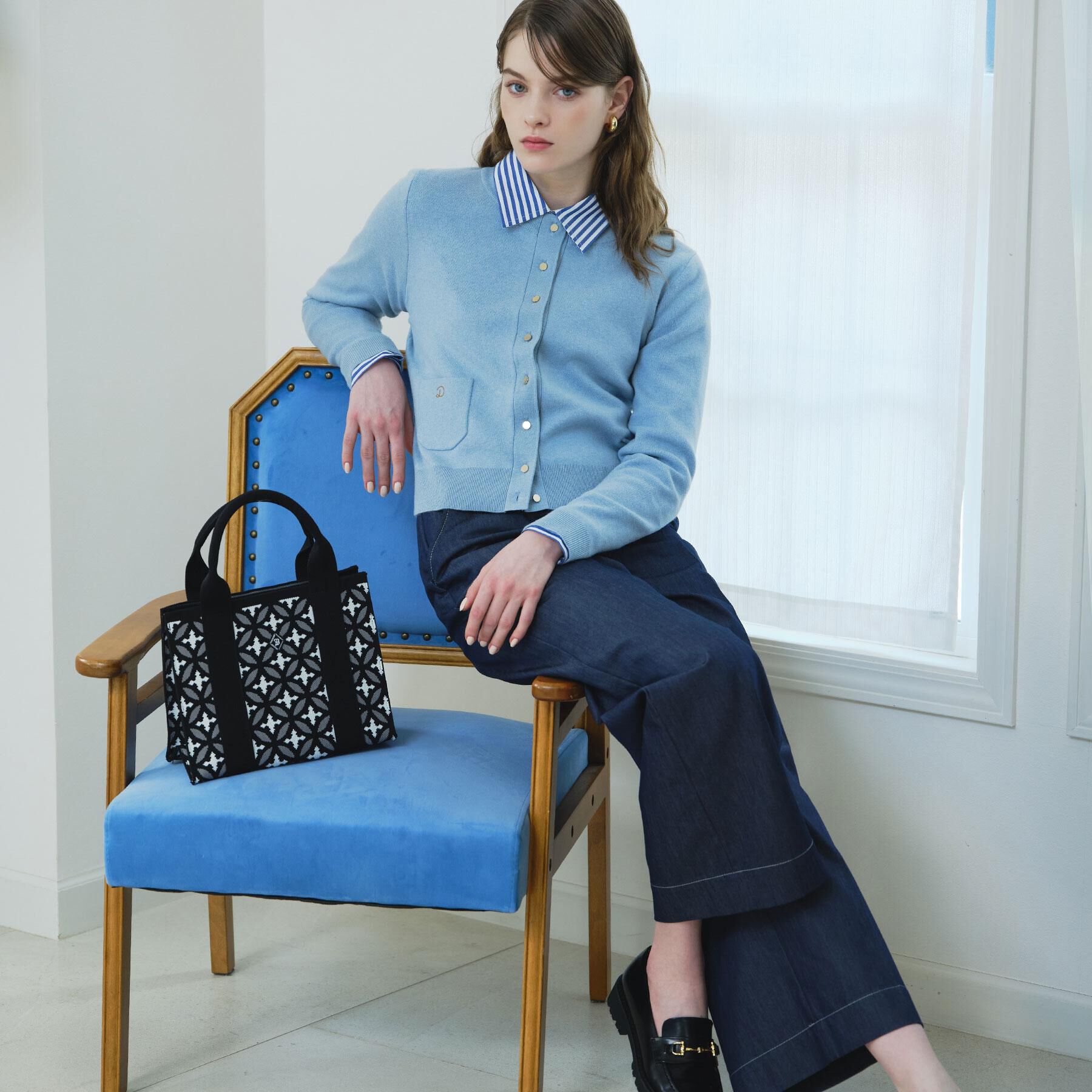 DRESSTERIOR「ウォッシャブルコットンカシミヤカーディガン」|カーディガン|