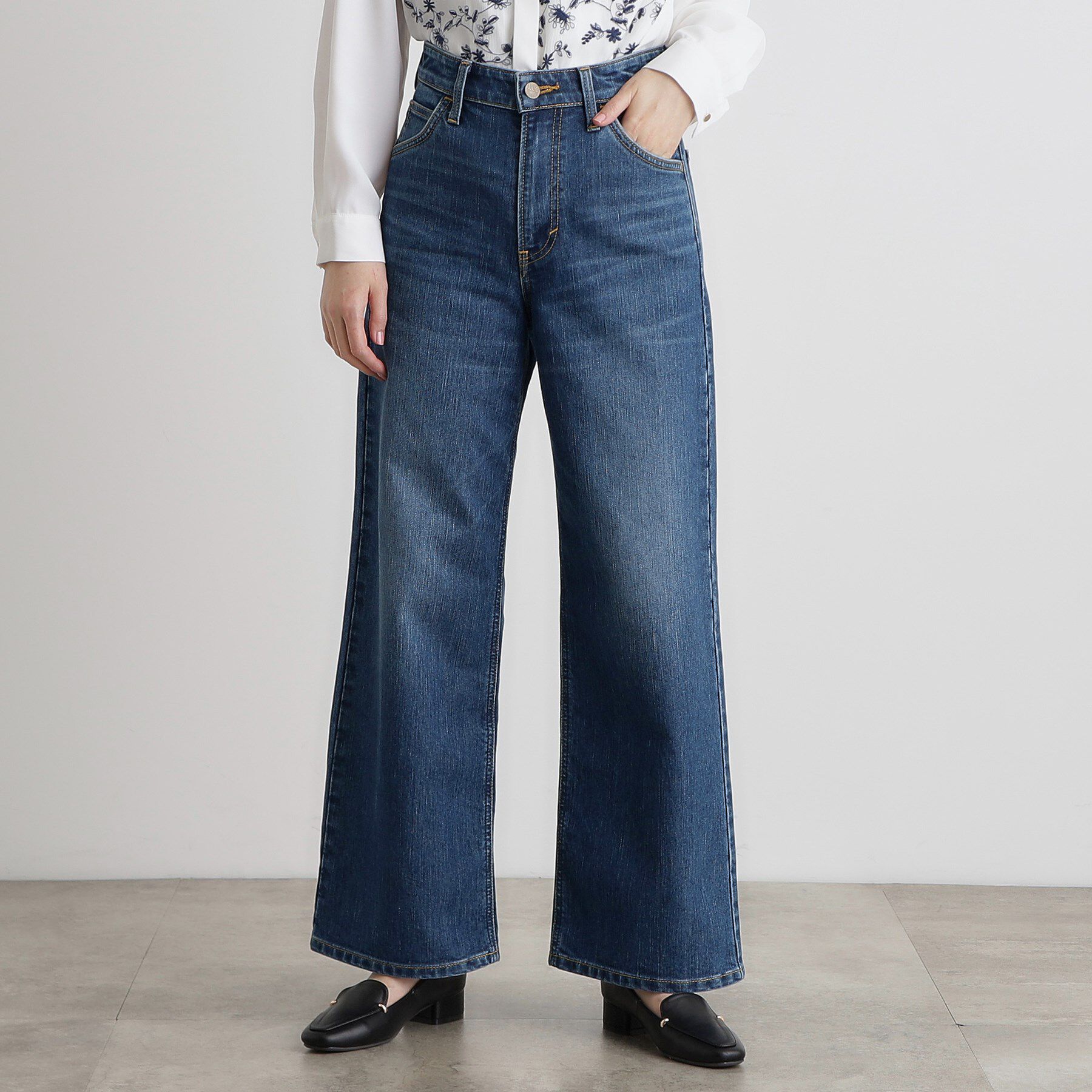 grove「【Lee&times;grove別注】WIDE DENIM PANTS」|デニム|