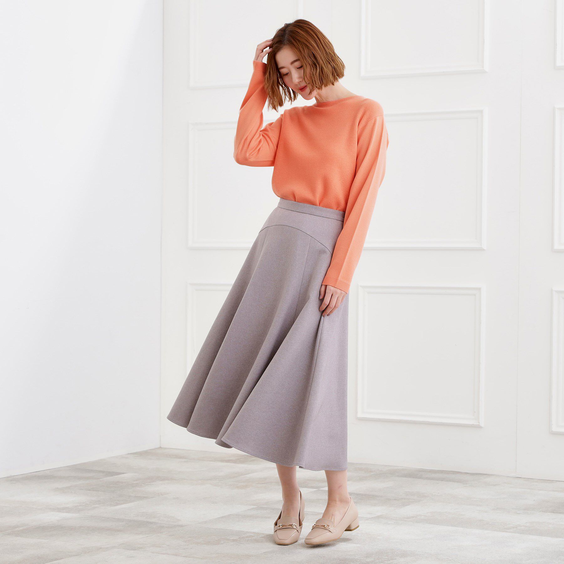 grove「春新色！洗濯機で洗えるベーシックニット【毛玉軽減】」|ニット・セーター|