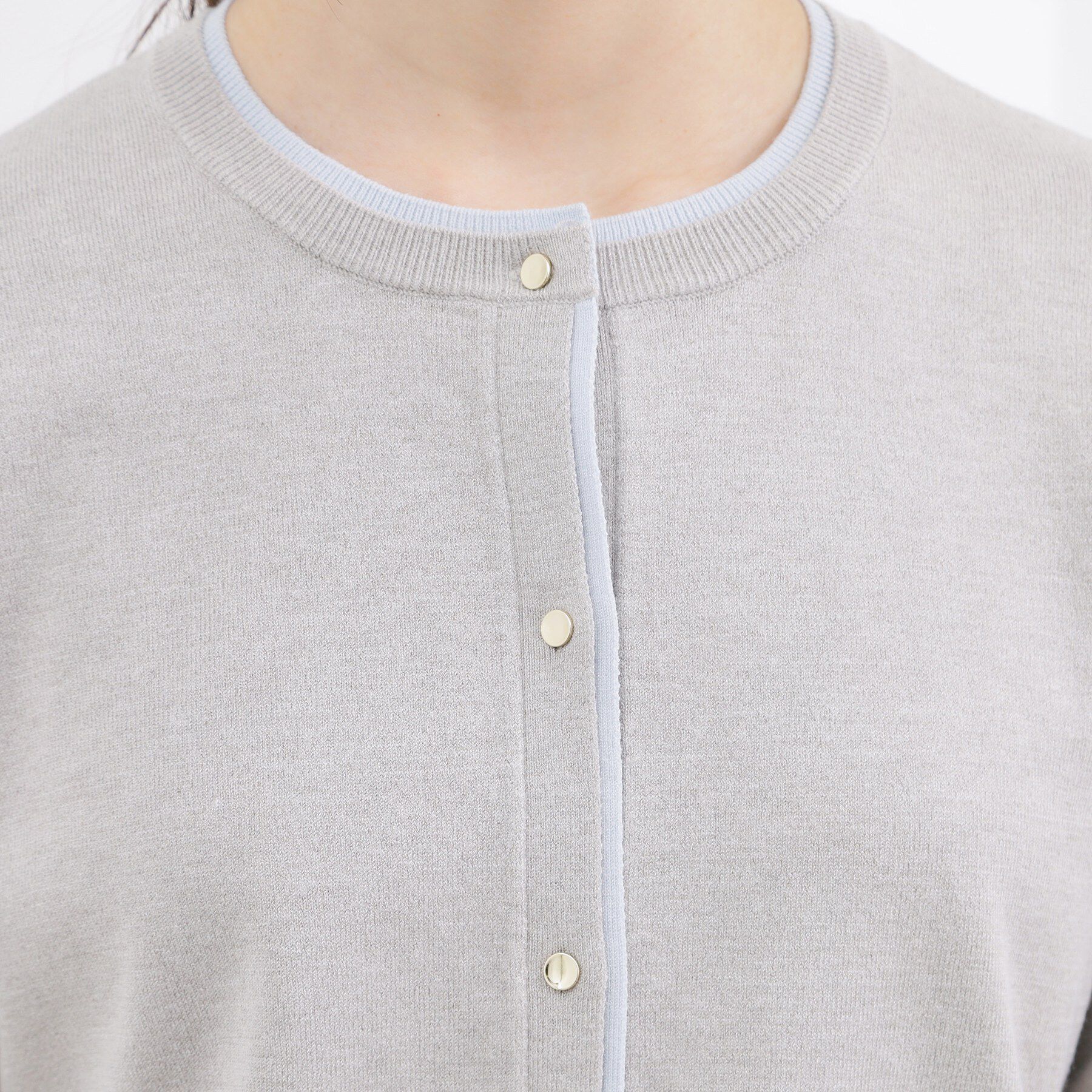 grove「レイヤード風配色カーディガン」|カーディガン|