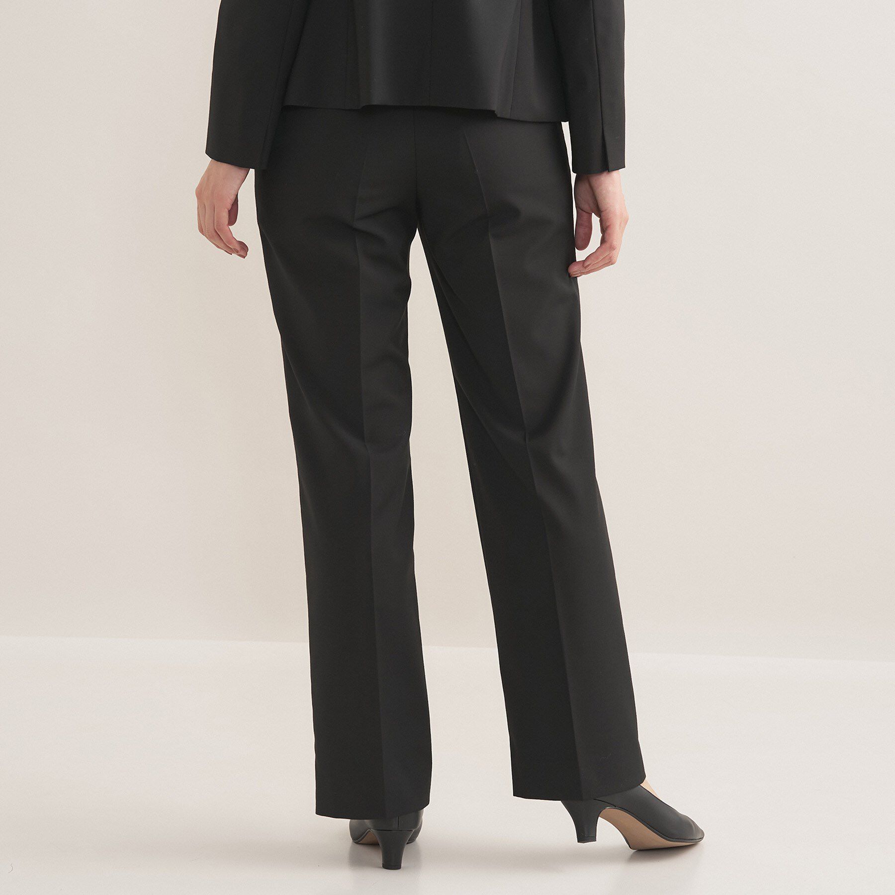 INDIVI「【ウール混／スーツ】ストレートパンツ」|スーツ|