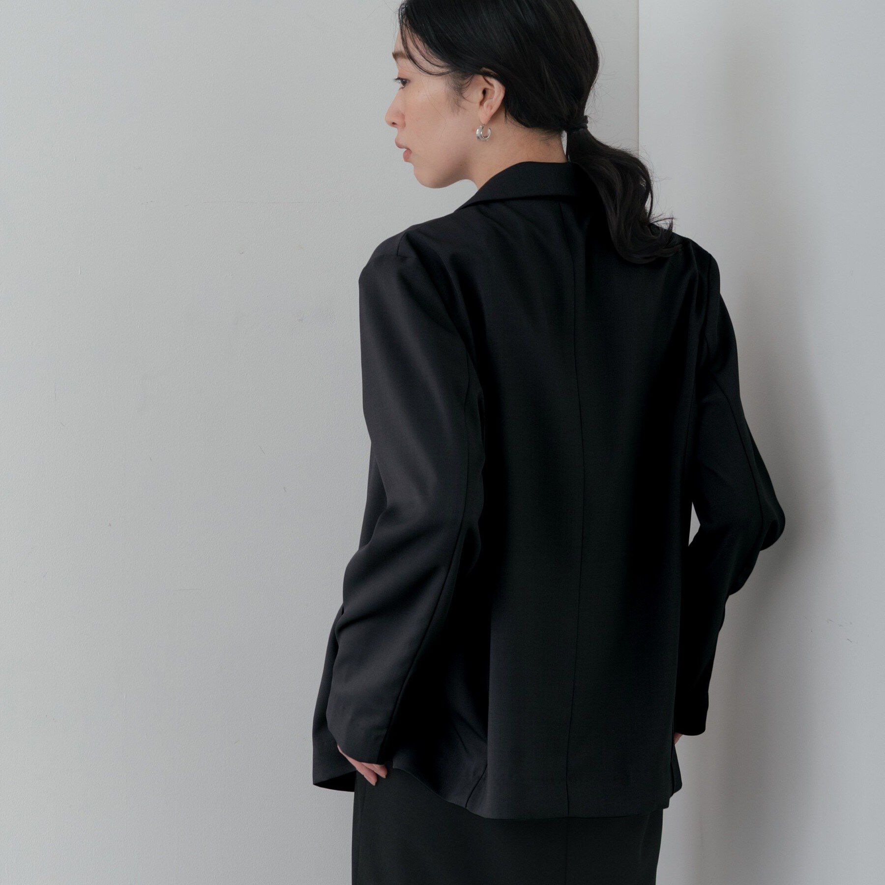 GALLEST「Comfy SET UP｜ダブルブレストイージージャケット【セットアップ対応／通勤／カセット服／接触」|テーラードジャケット|