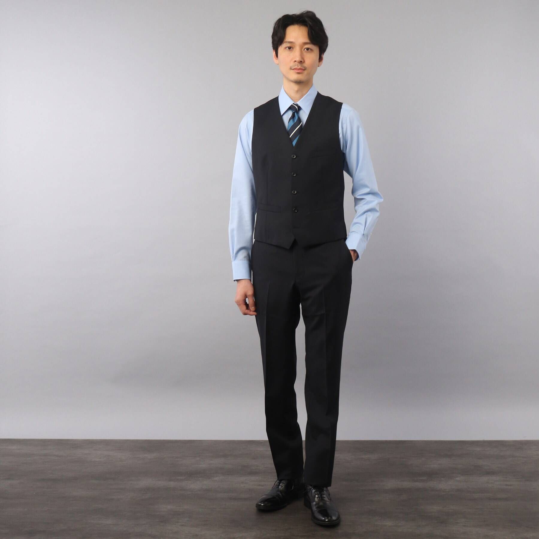 TAKEO KIKUCHI「【Sサイズ～】サージ　ベスト」|スーツ|