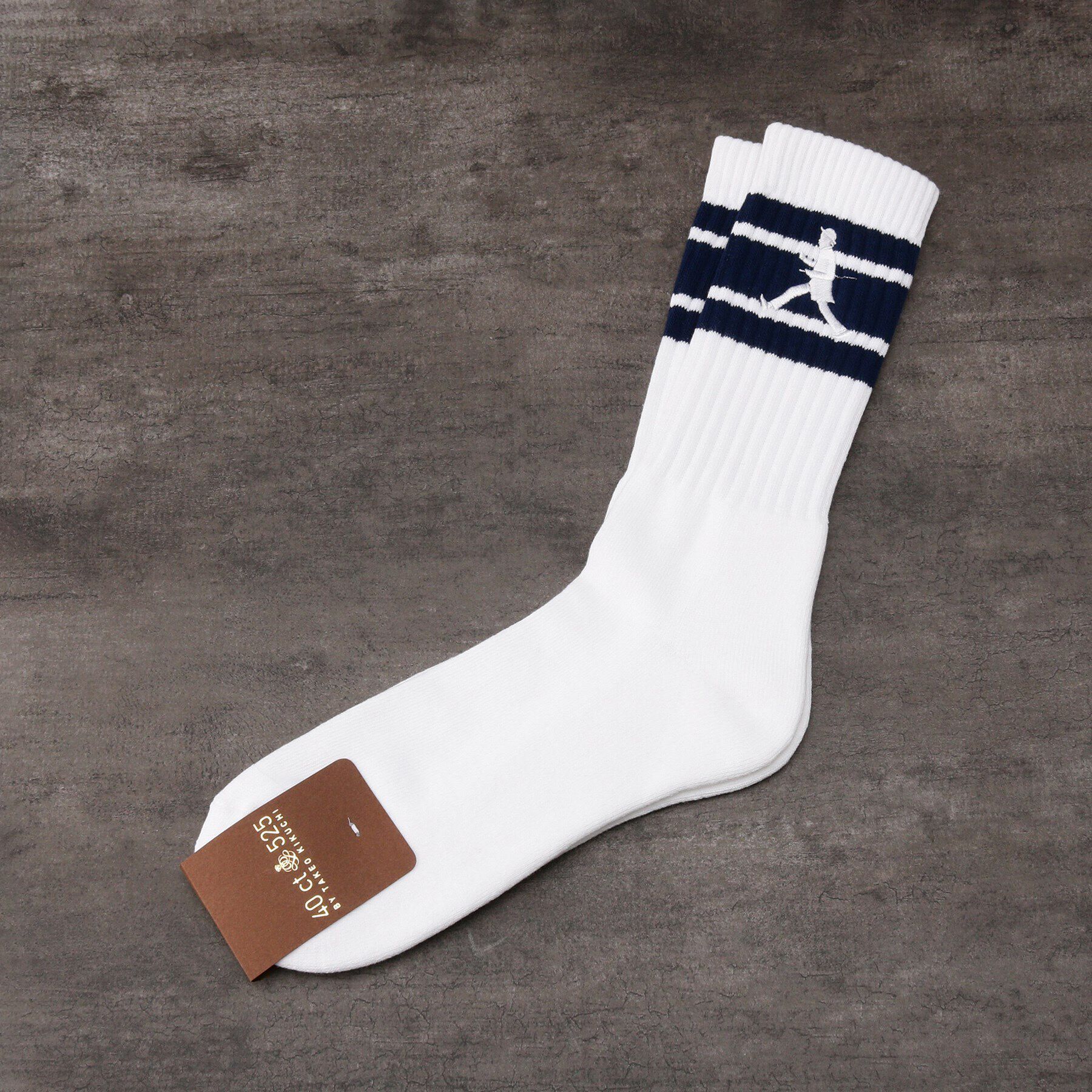 40CARATS&525「ラスタウォーカー スポーツソックス」|ソックス|ネイビー(393)