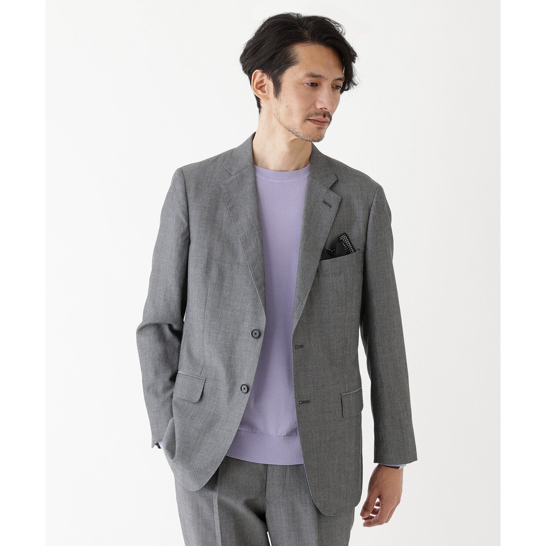 TAKEO KIKUCHI「【THE FLAGSHIP】ウール混シルク プルオーバーニット」|ニット・セーター|