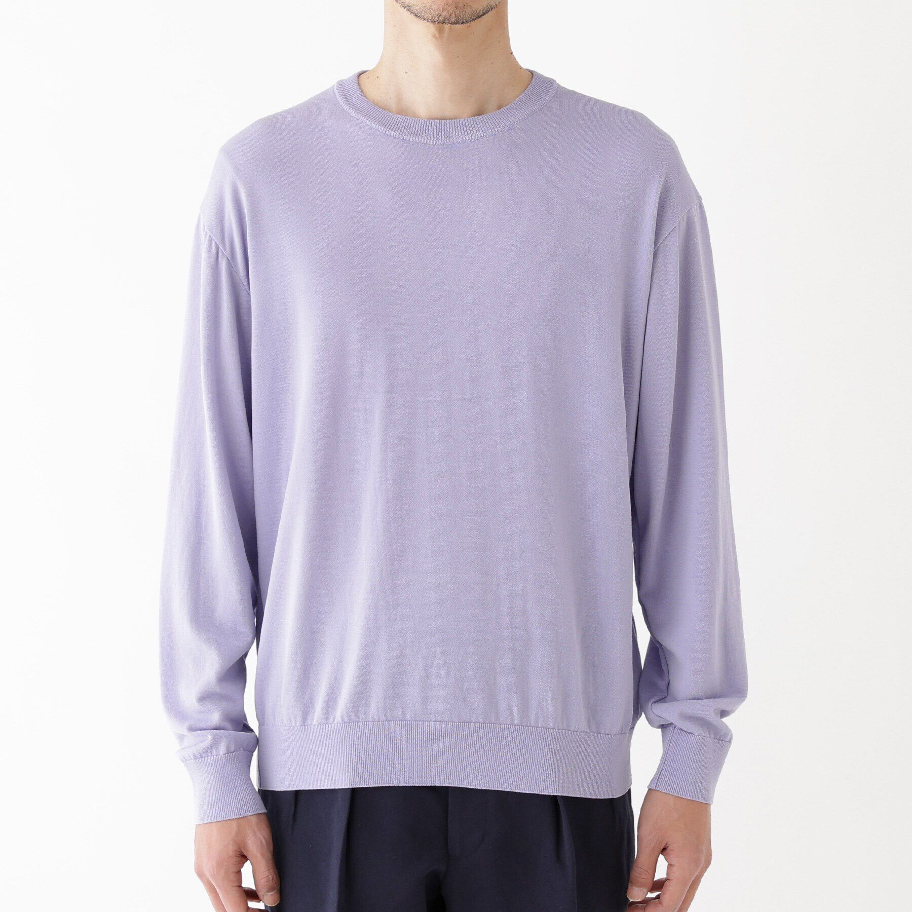 TAKEO KIKUCHI「【THE FLAGSHIP】ウール混シルク プルオーバーニット」|ニット・セーター|