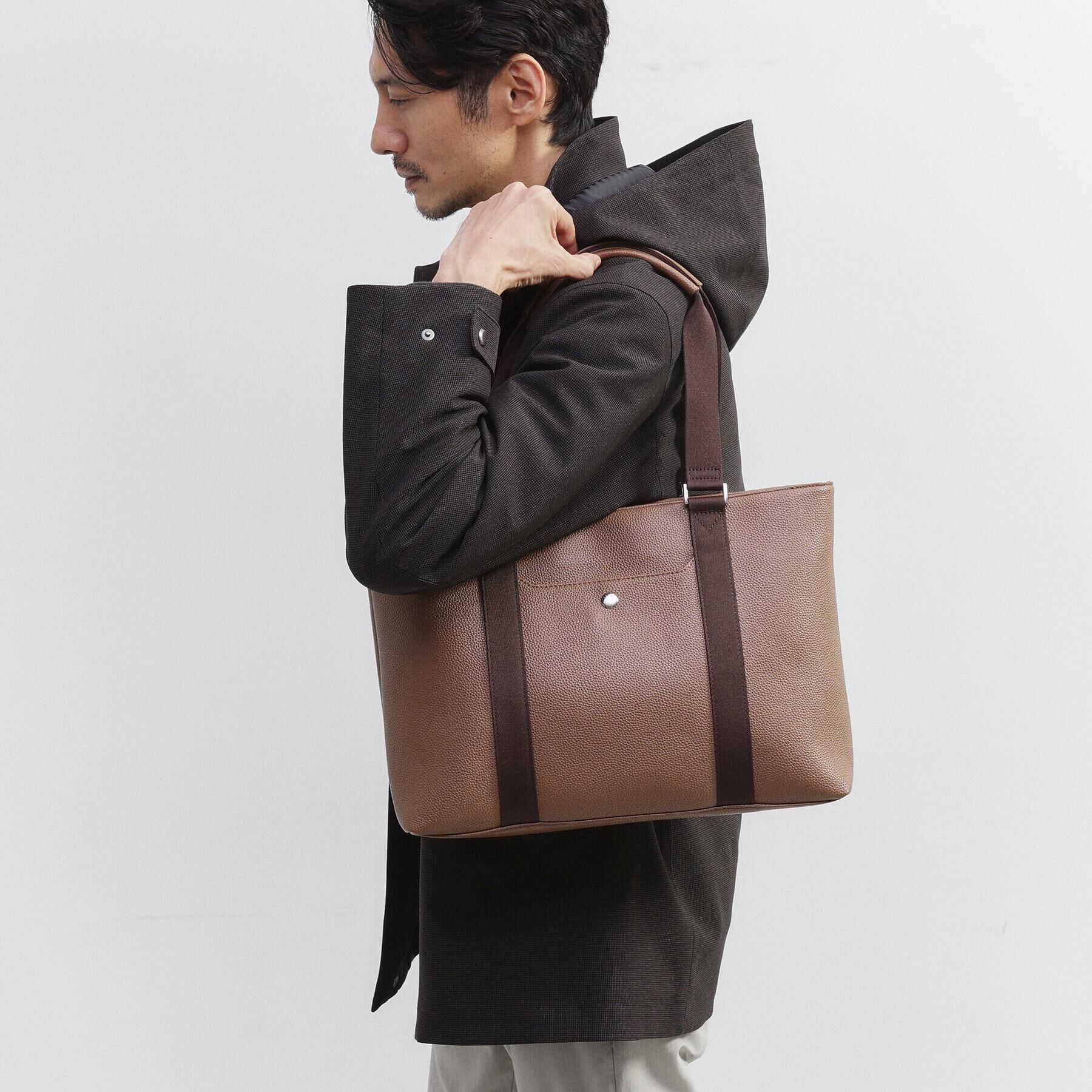TAKEO KIKUCHI「【ONOFF対応】アーバンシュリンクトート」|トートバッグ|