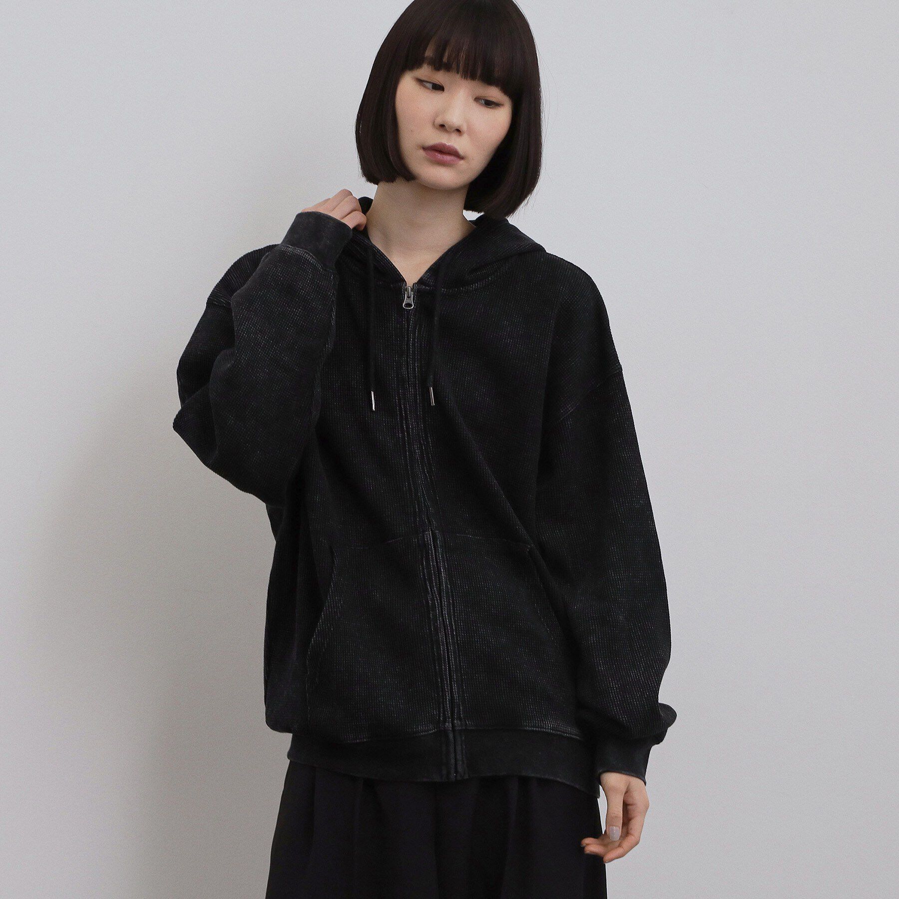 tk.TAKEO KIKUCHI「ヴィンテージワッフルジップパーカー」|パーカー|