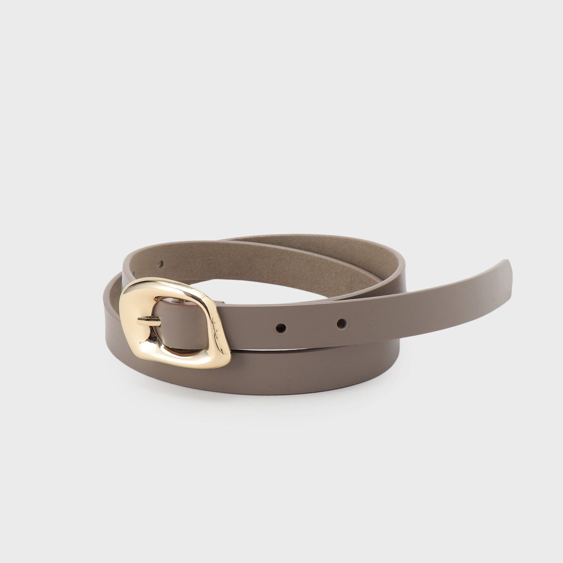 OPAQUE.CLIP「変形メタル幅細ベルト」|ベルト|