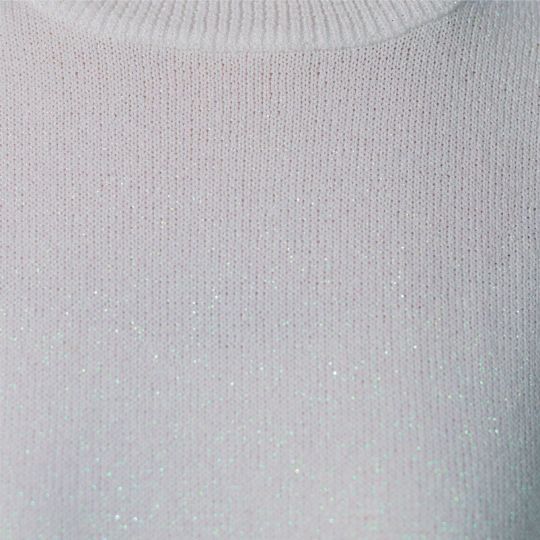 OPAQUE.CLIP「ラメハーフスリーブトップス」|ニット・セーター|