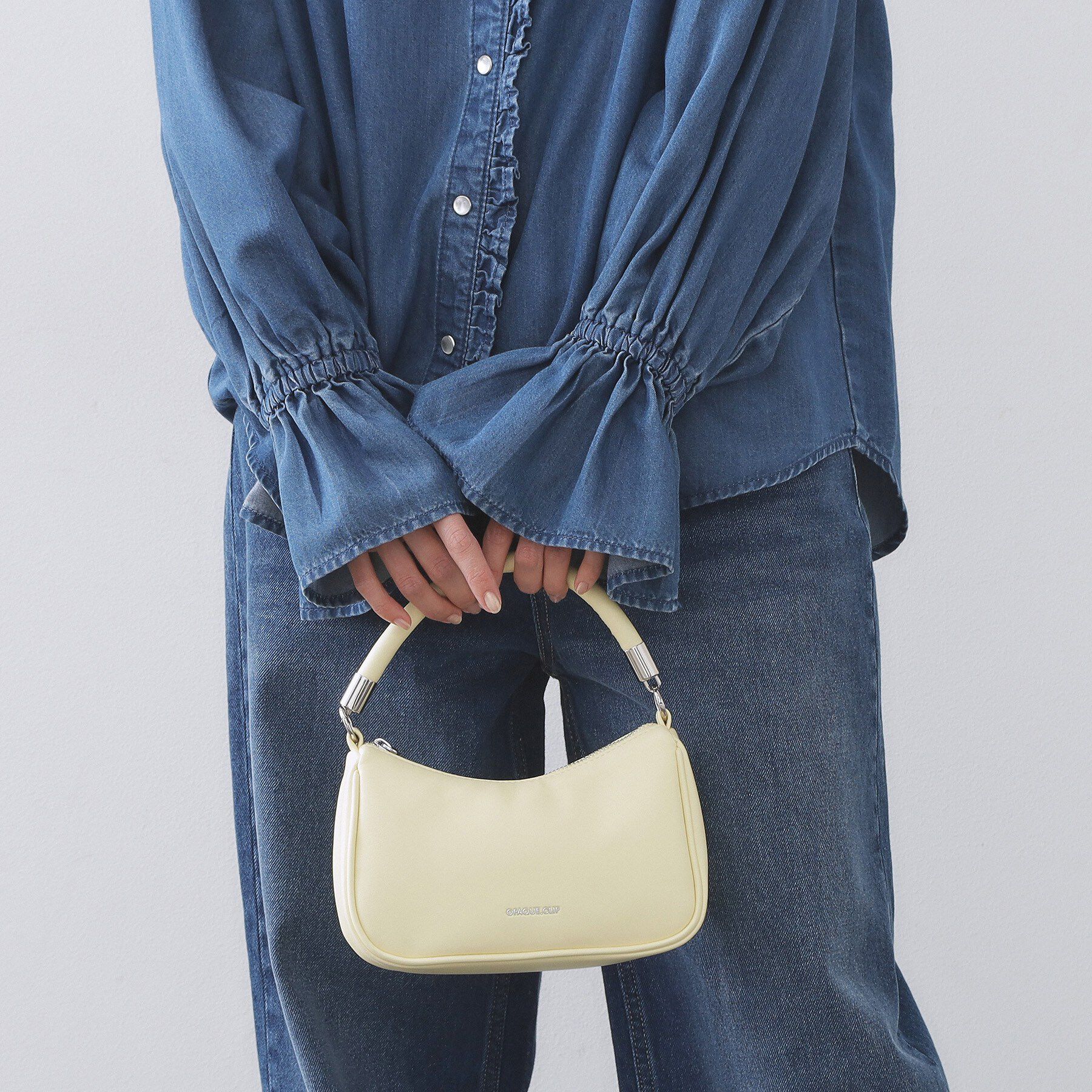 OPAQUE.CLIP「【2WAY】ボールチェーンミニショルダー」|ショルダー・メッセンジャー|ライトイエロー(03