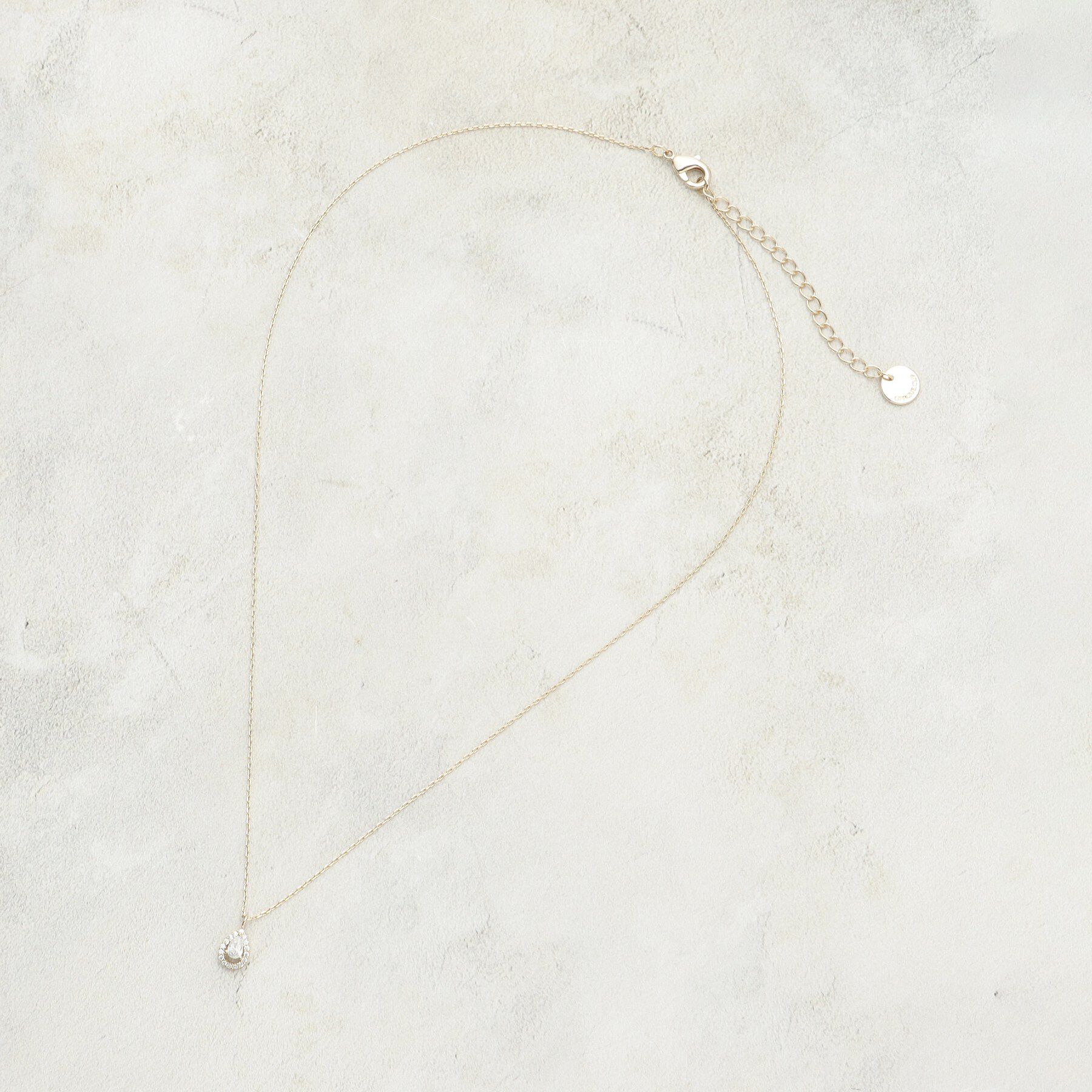 OPAQUE.CLIP「ミニビジューしずくデザイン ネックレス」|ネックレス|