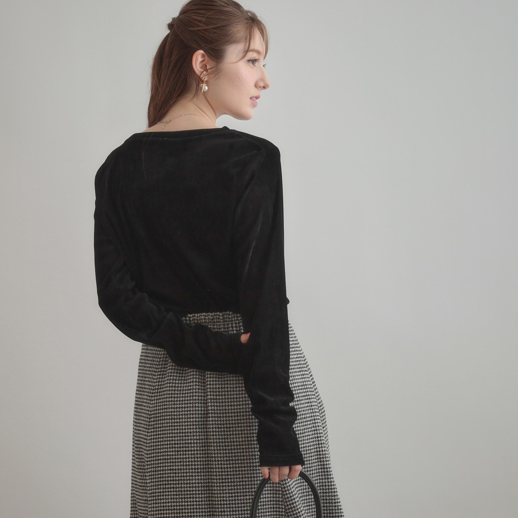 Couture broach「シアーベロアTシャツ」|Tシャツ・カットソー|