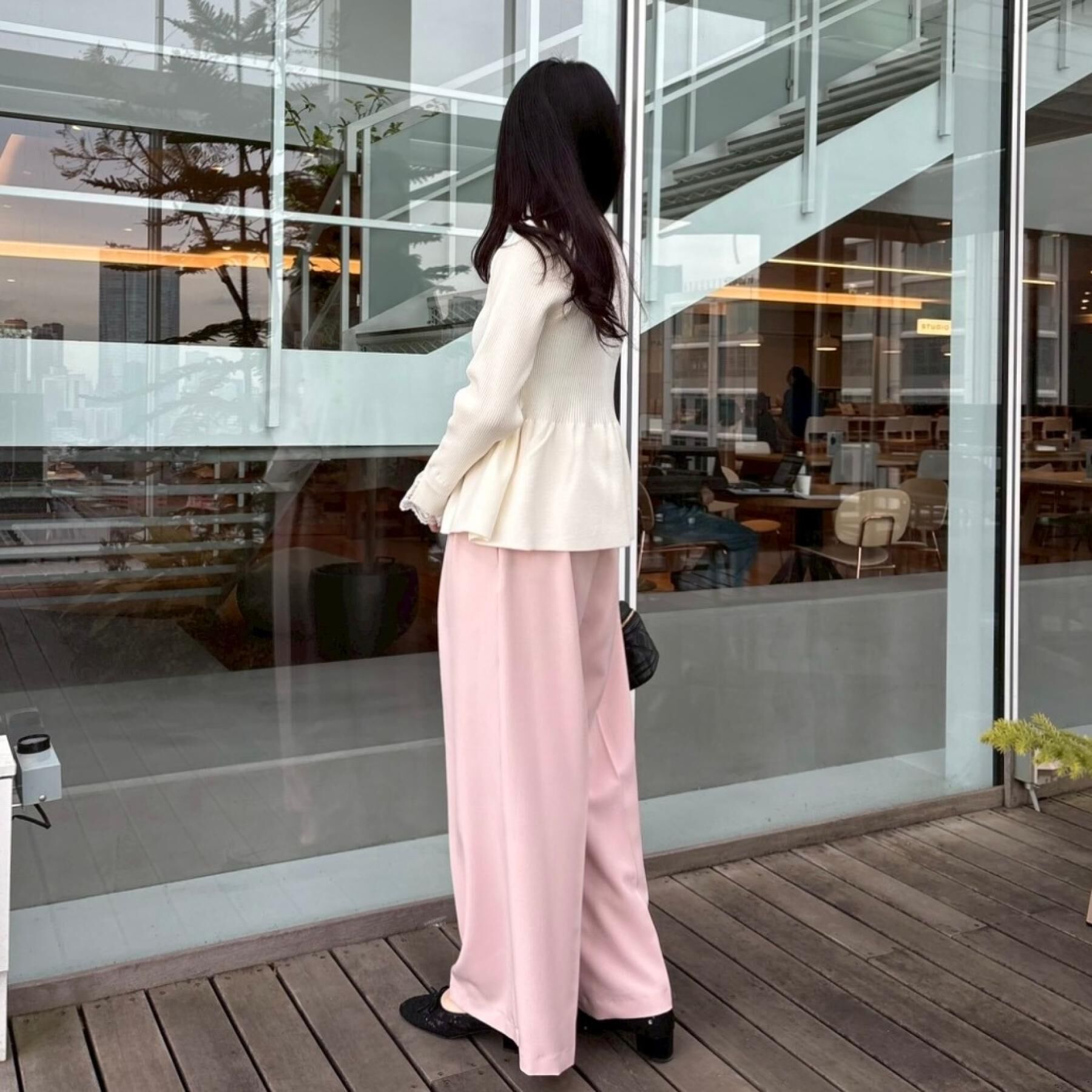 Couture broach「【大人かわいい・洗える】ペプラムニットカーディガン」|カーディガン|