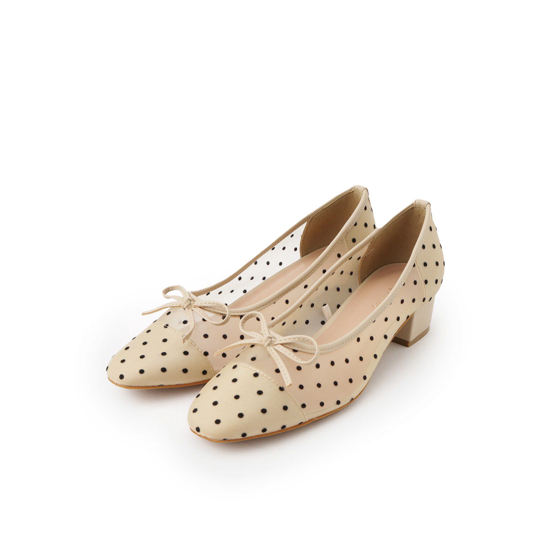 Couture broach「チュールバレエパンプス」|パンプス|ピンクベージュ(15