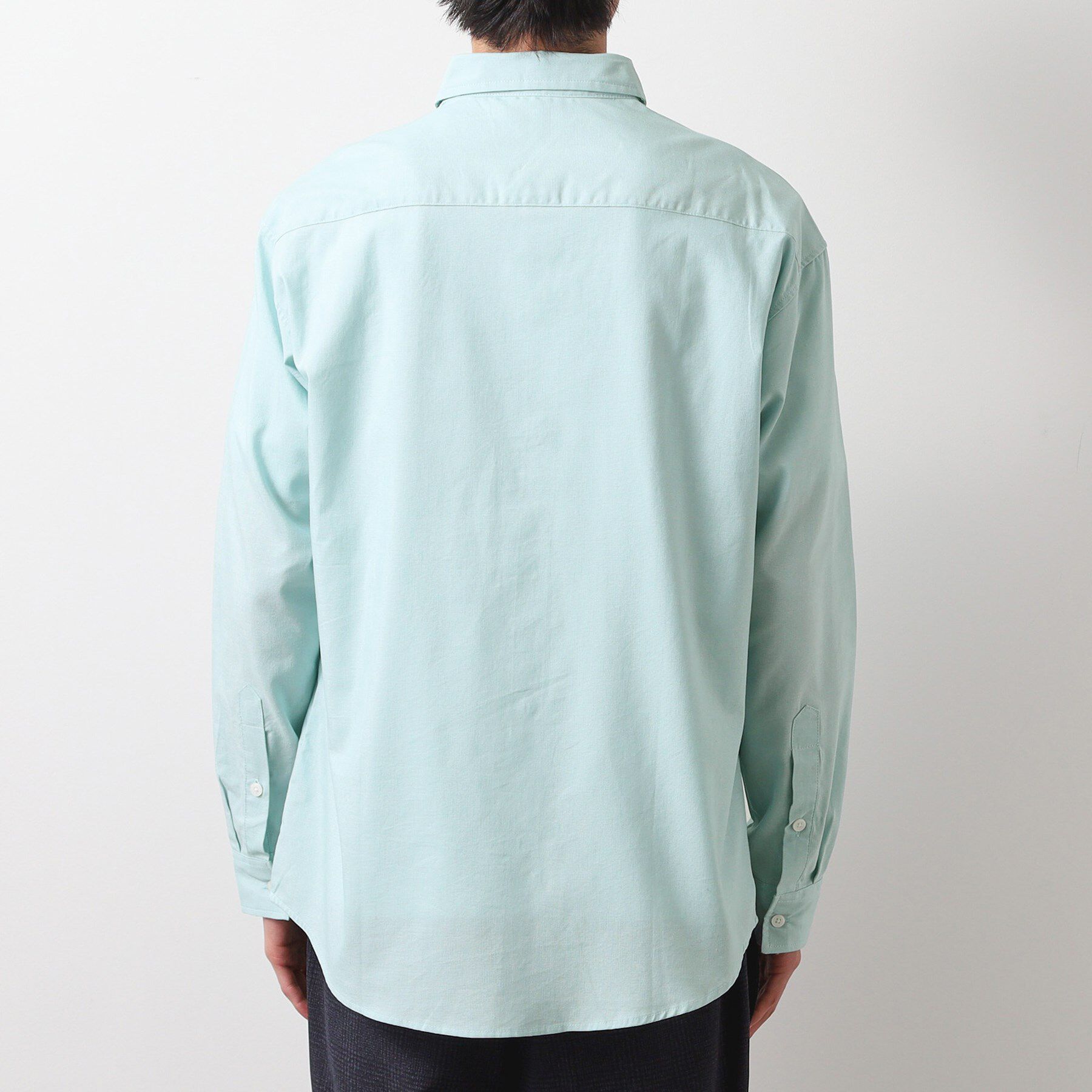 THE SHOP TK「綿麻ポリCOOLMAX（R）長袖シャツ」|シャツ・ブラウス|