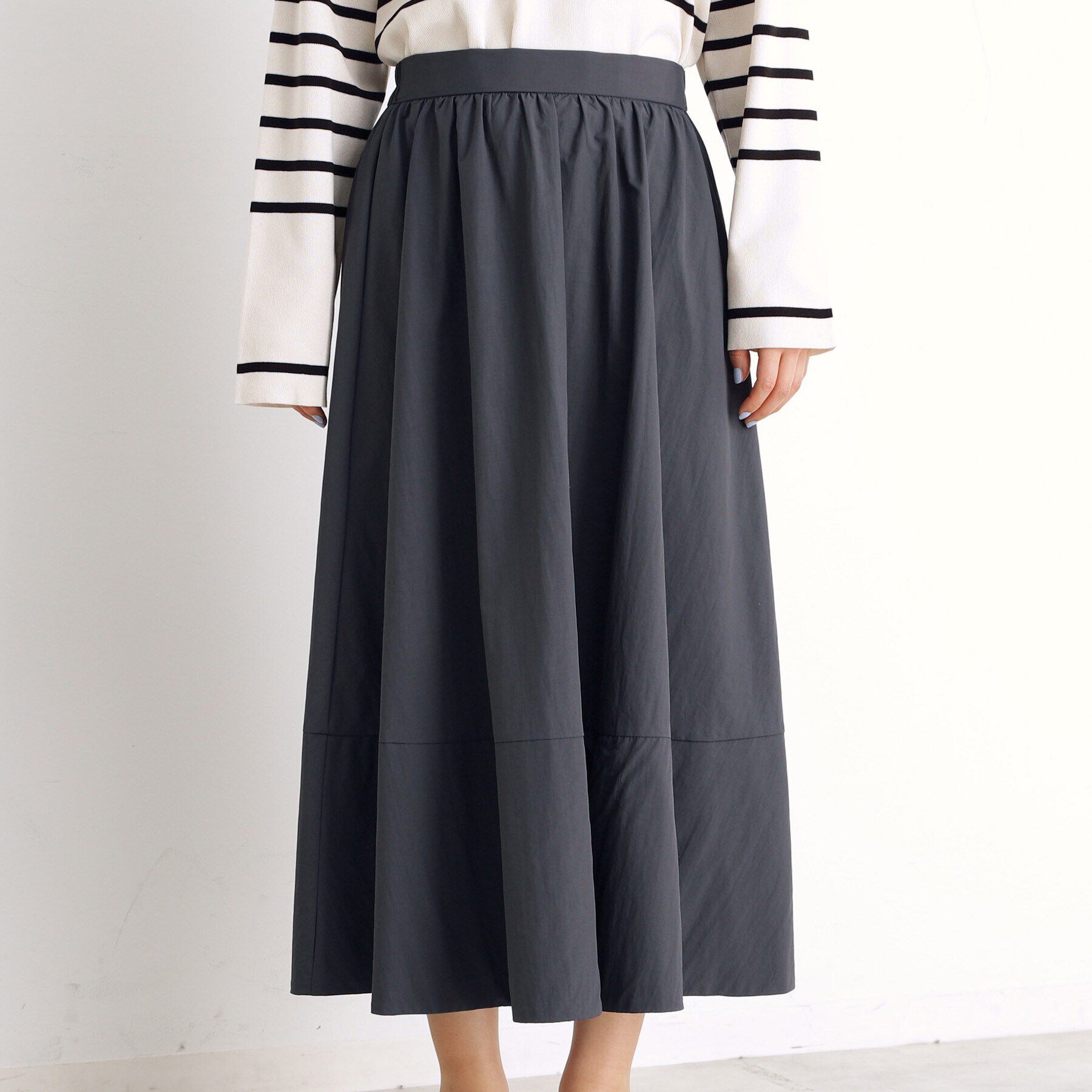 THE SHOP TK「フレアスカート【洗える】」|スカート|