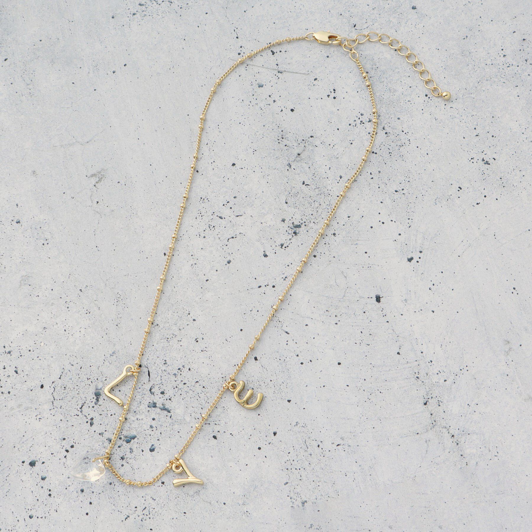 THE SHOP TK「LOVE2連ネックレス」|ネックレス|