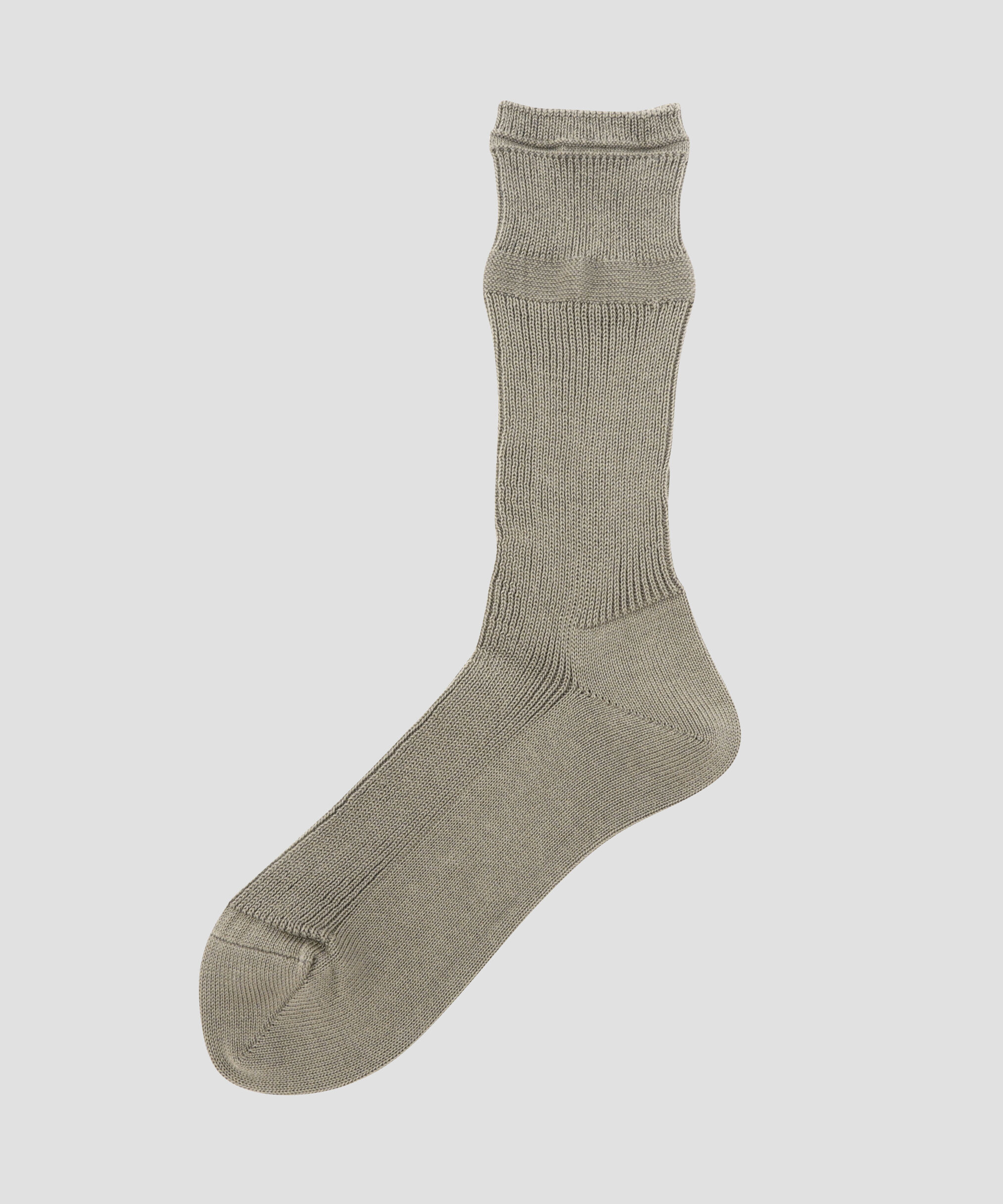 MHL.「FINE COTTON RIB SOCKS」|ソックス|STONE3