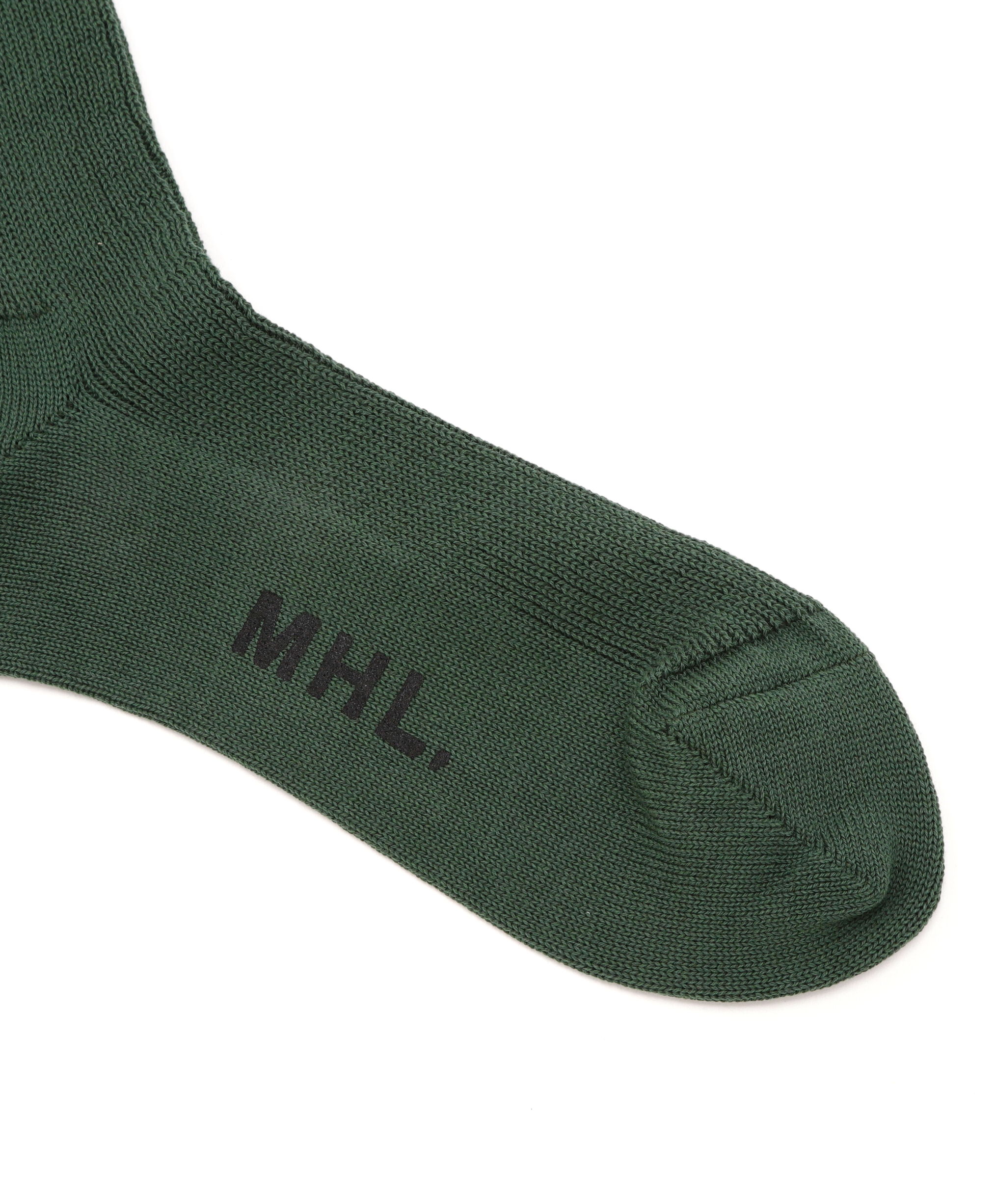 MHL.「FINE COTTON RIB SOCKS」|ソックス|