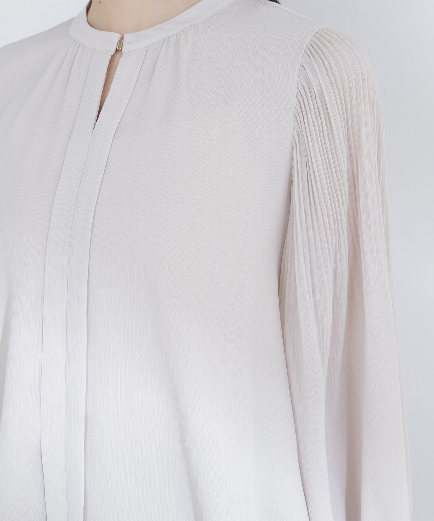  「メタルポイント楊柳ブラウス」|シャツ・ブラウス|