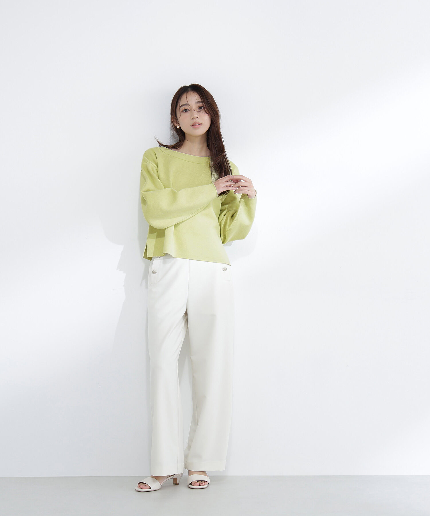  「スウェットライクフォルムニット」|ニット・セーター|