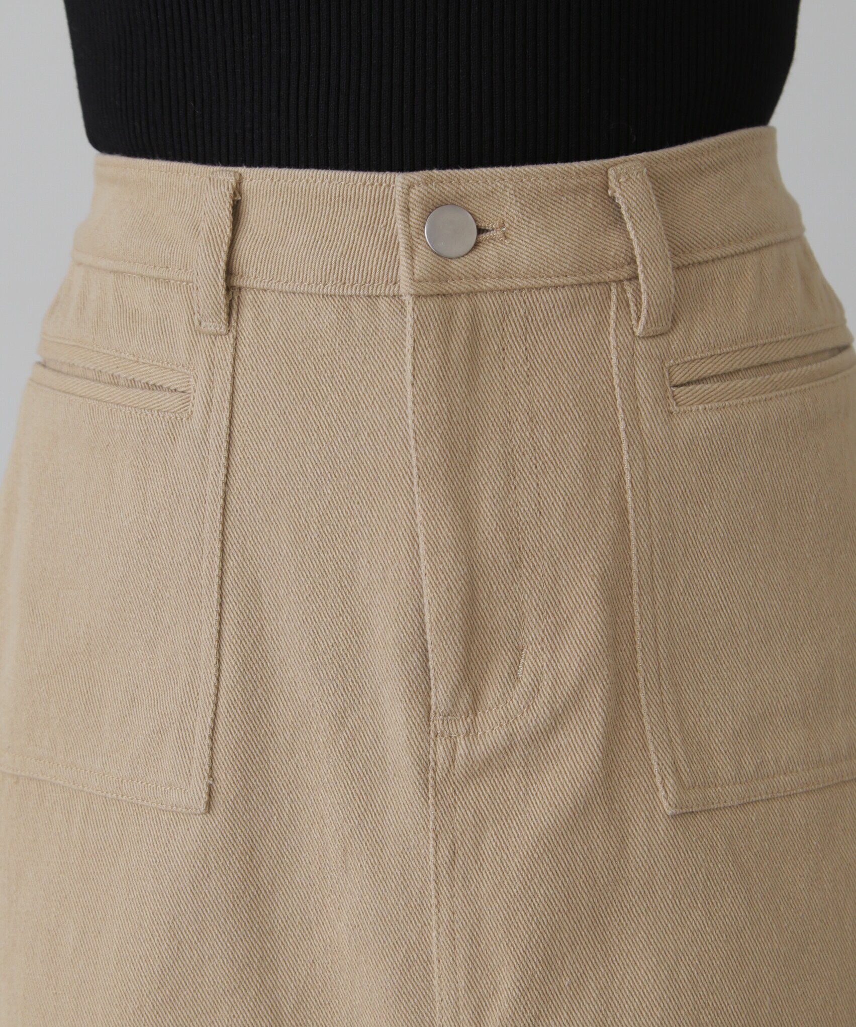  「フロントポケットミニスカート」|スカート|