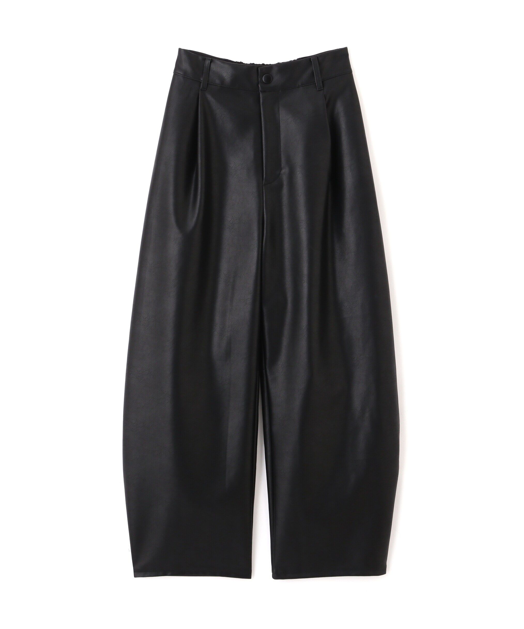  「合皮タックカーヴィーパンツ」|その他|