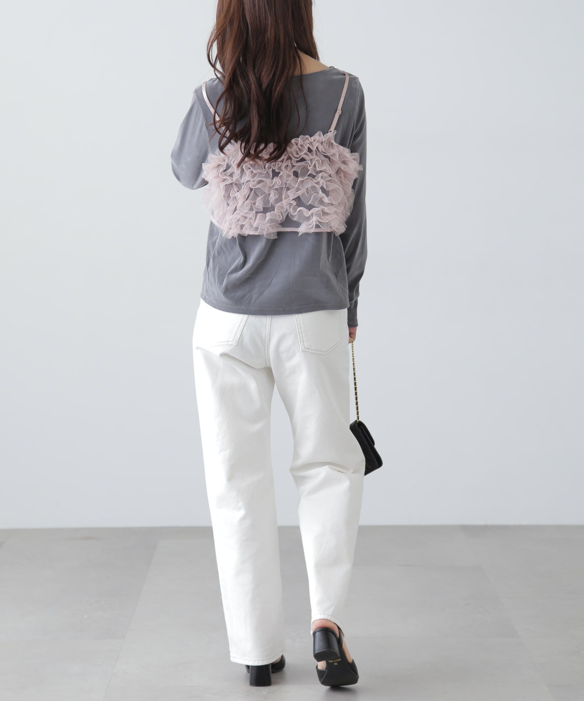  「チュールウェーブモチーフビスチェ」|シャツ・ブラウス|