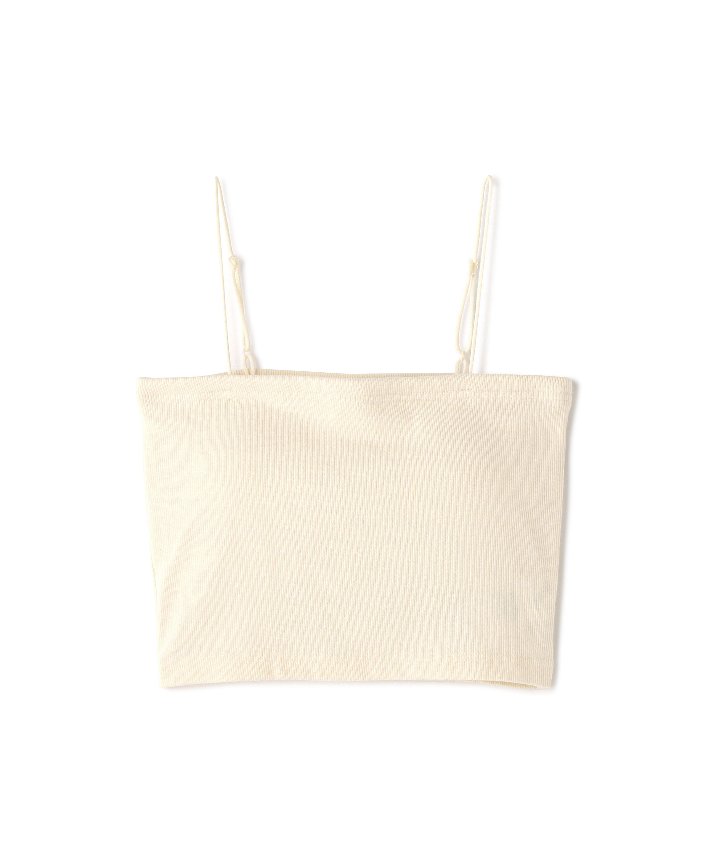  「カップ付きショート丈キャミソール」|Tシャツ・カットソー|