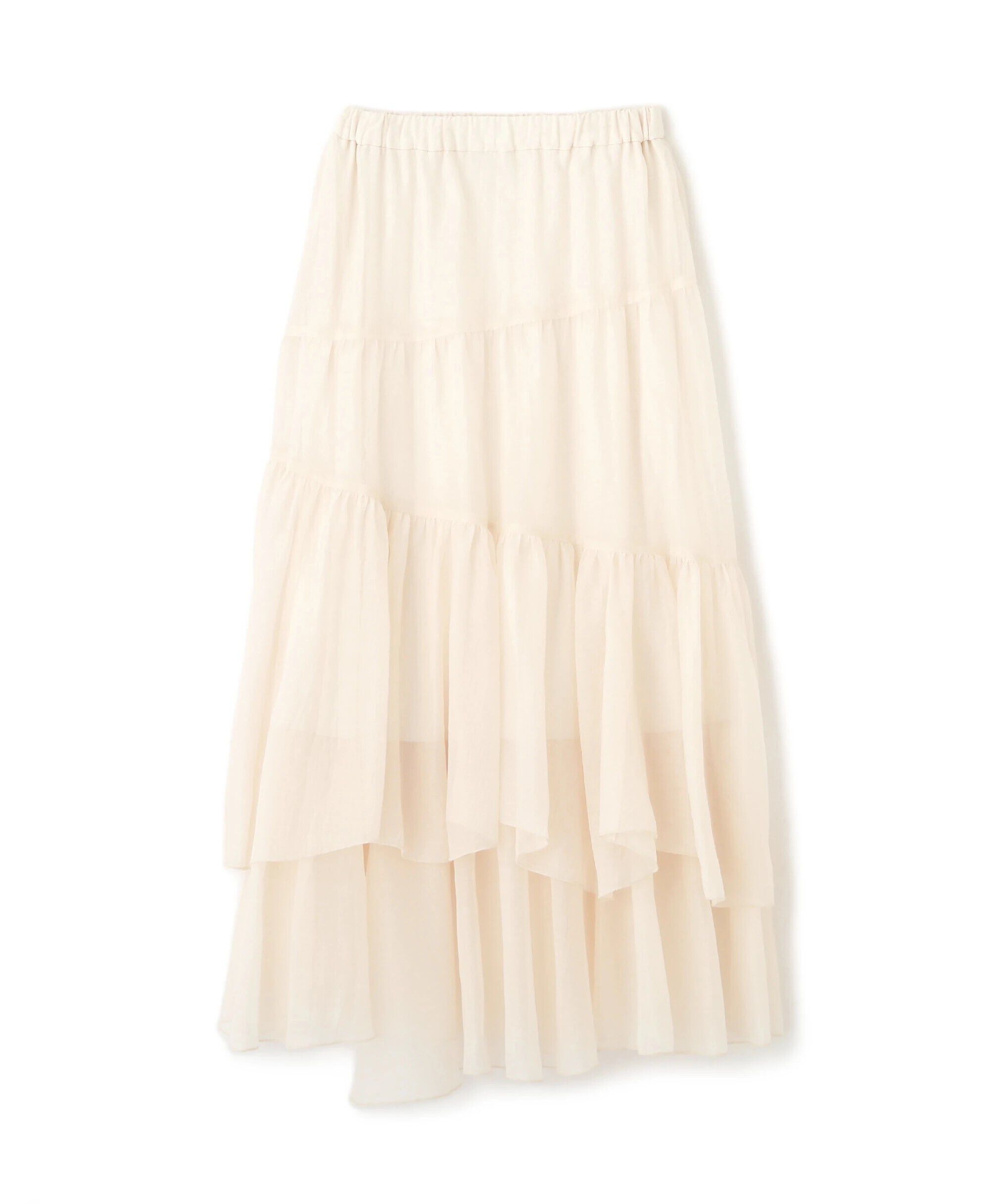  「シアーランダムフリルスカート」|スカート|