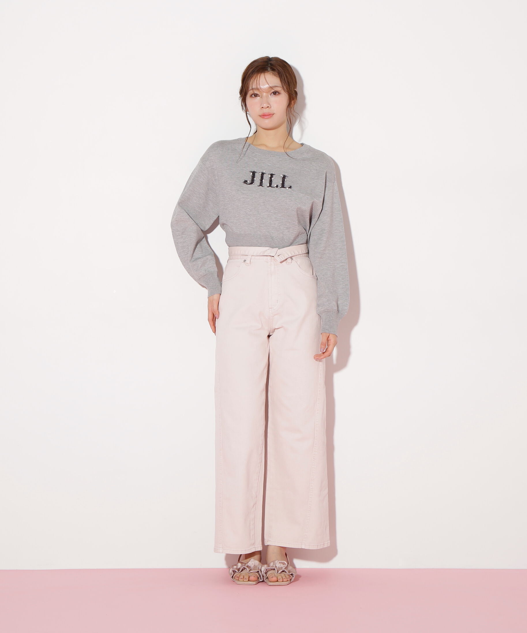  「ハイウエストストレートデニムパンツ」|その他|